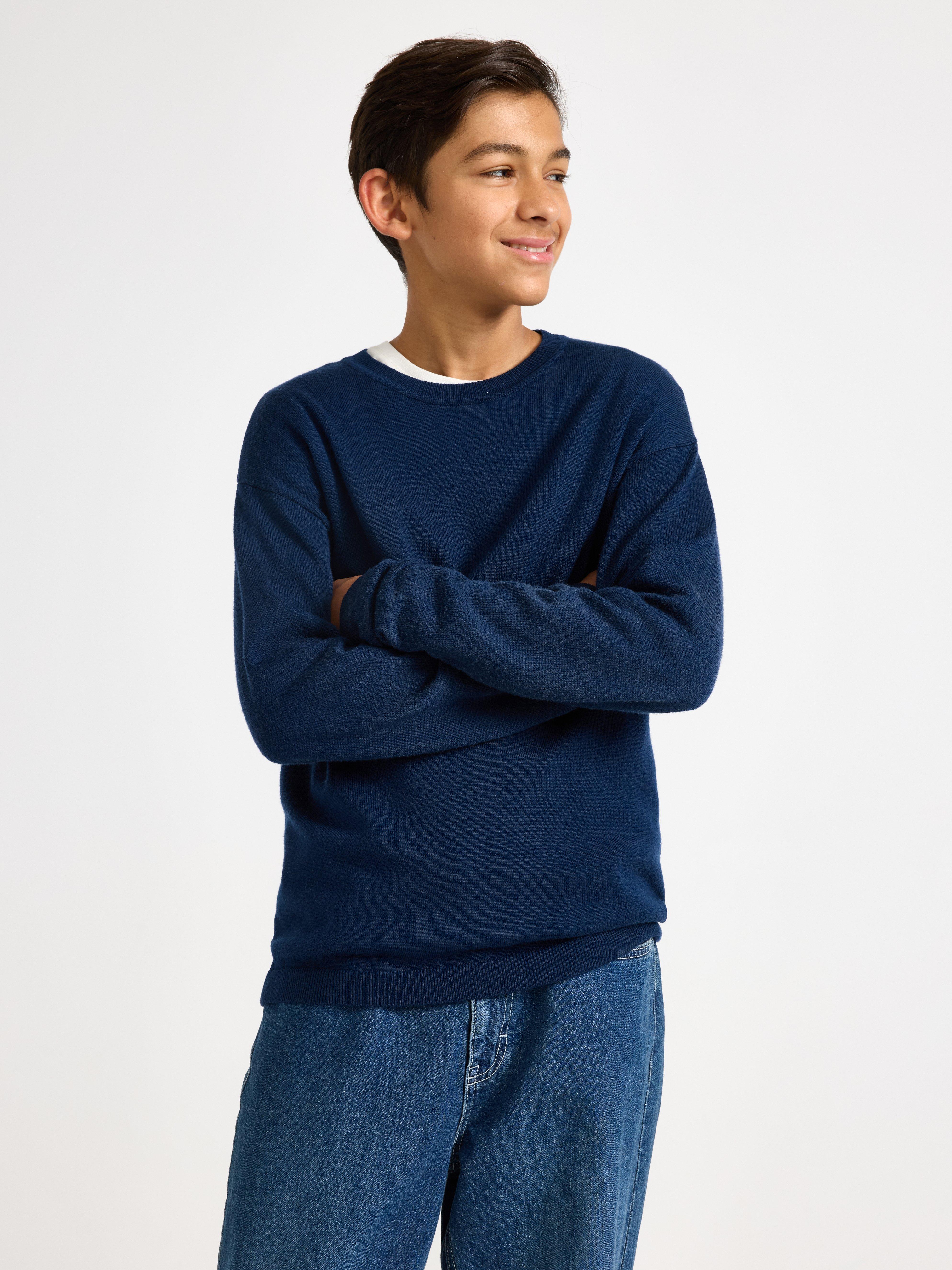 Sweater - Børn - Blå