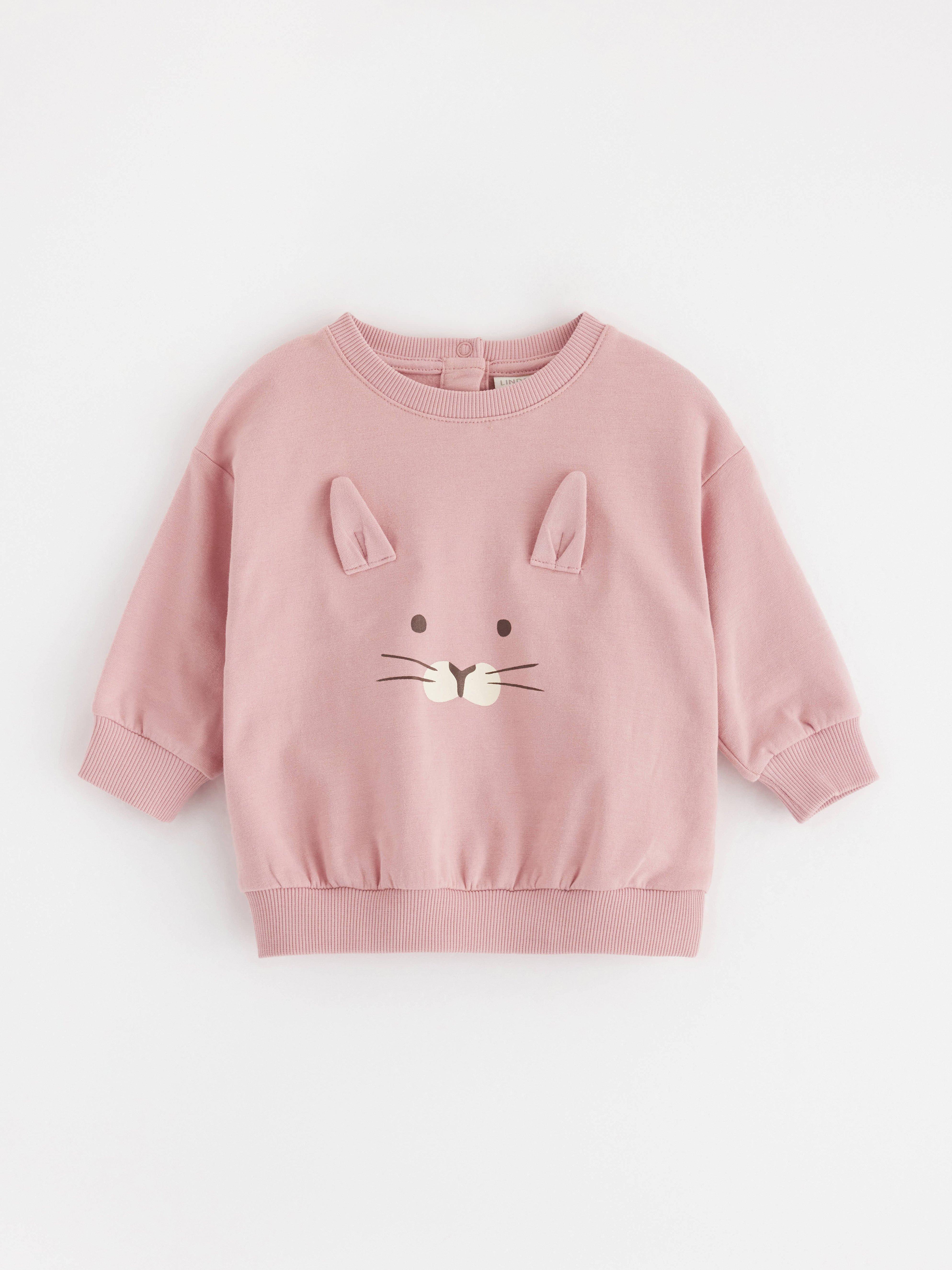 Sweatshirt med borstad insida