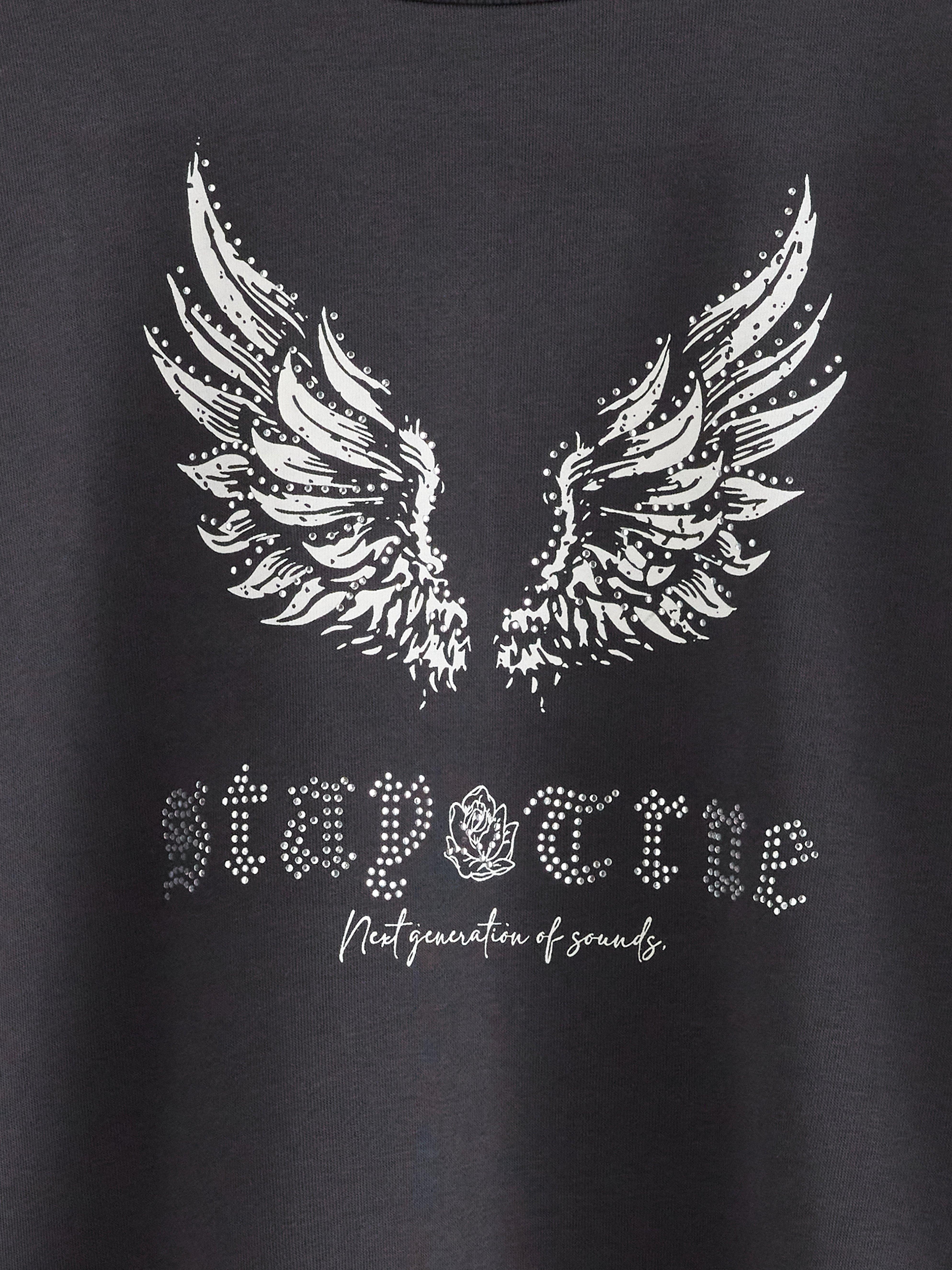 Sweatshirt - Barn - Svart