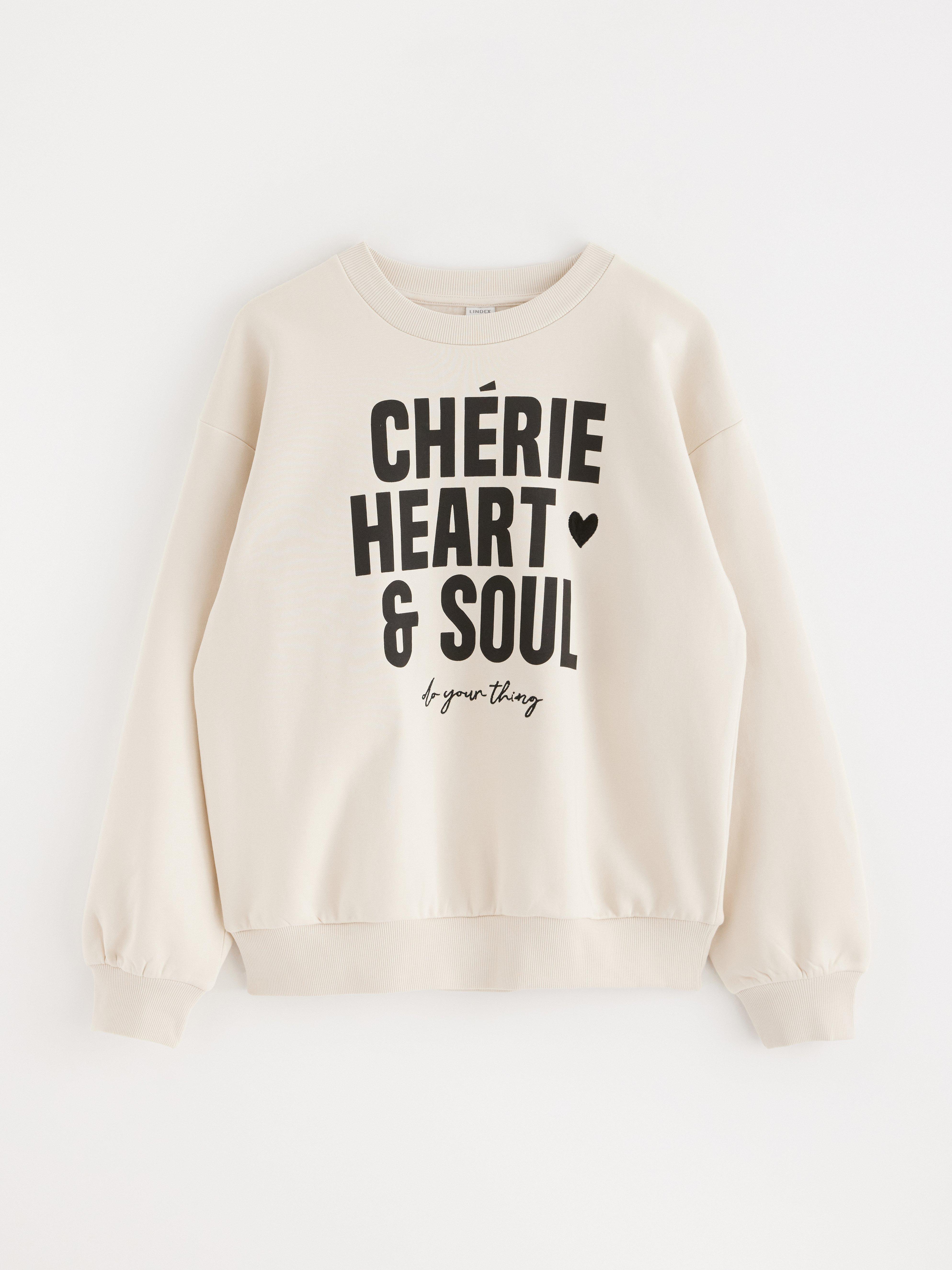 Sweatshirt - Barn - Beige