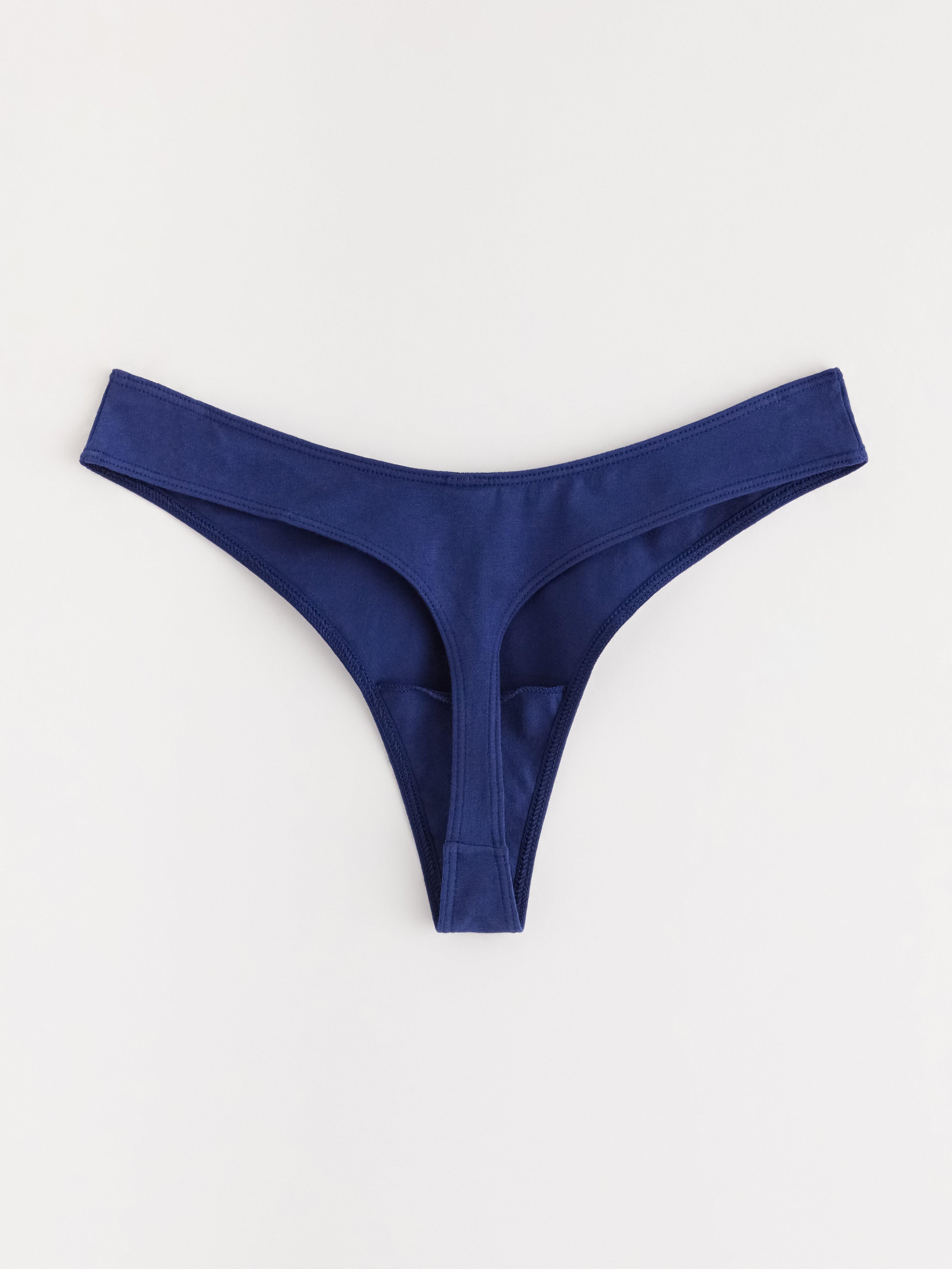 Thong Low - Lingerie - Blue