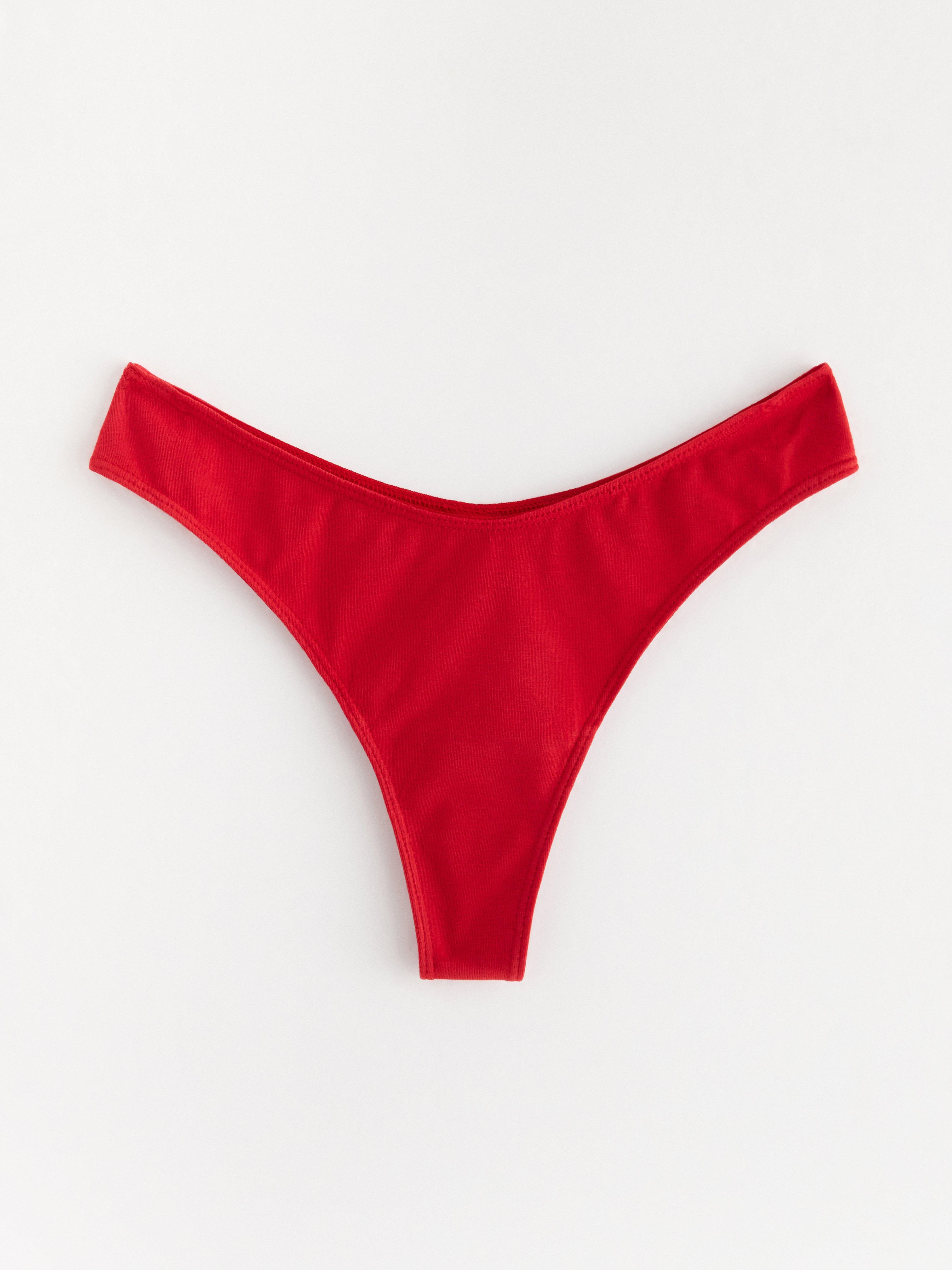 Thong Low - Lingerie - Red