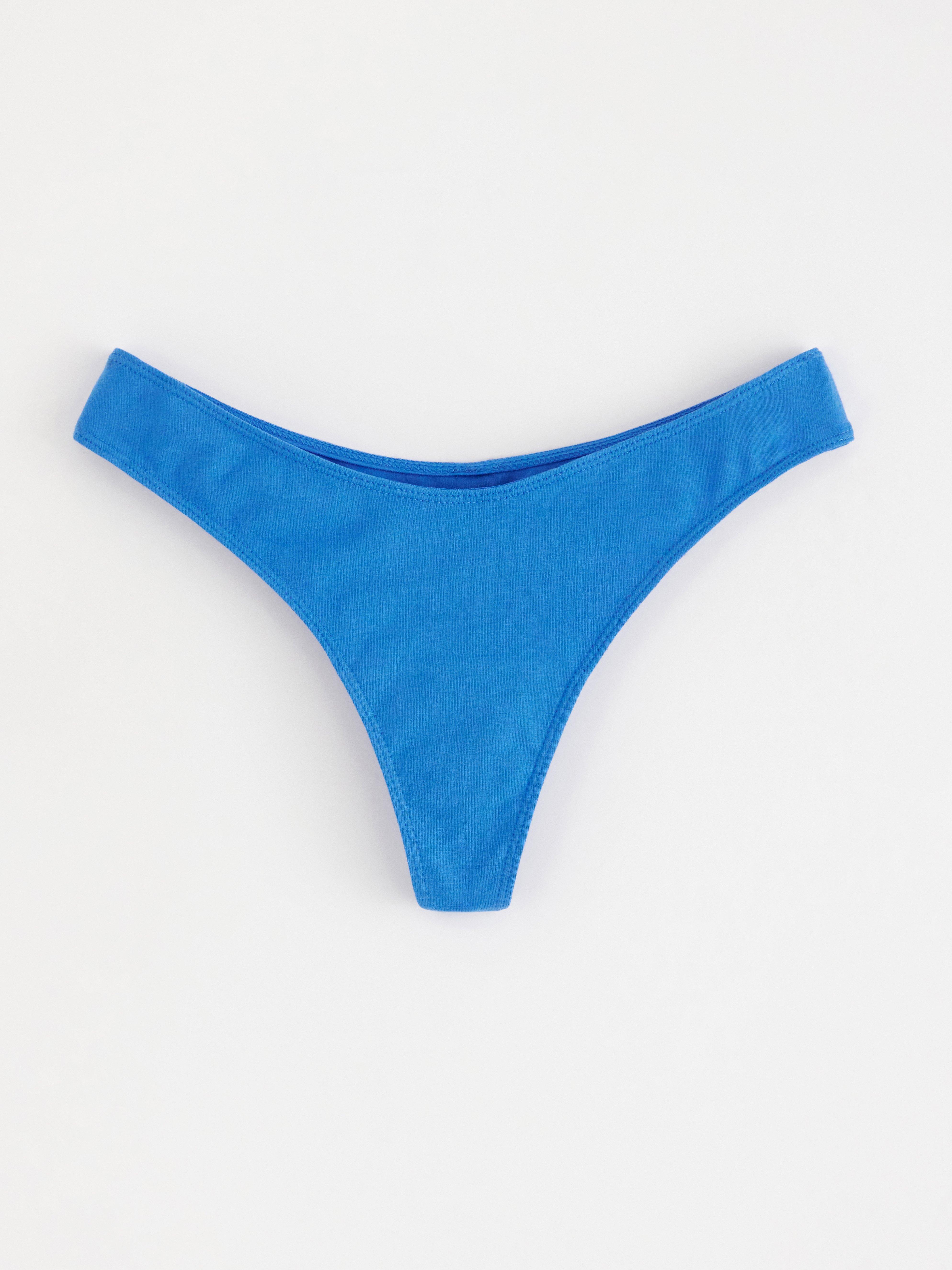 Thong Low - Lingerie - Blue