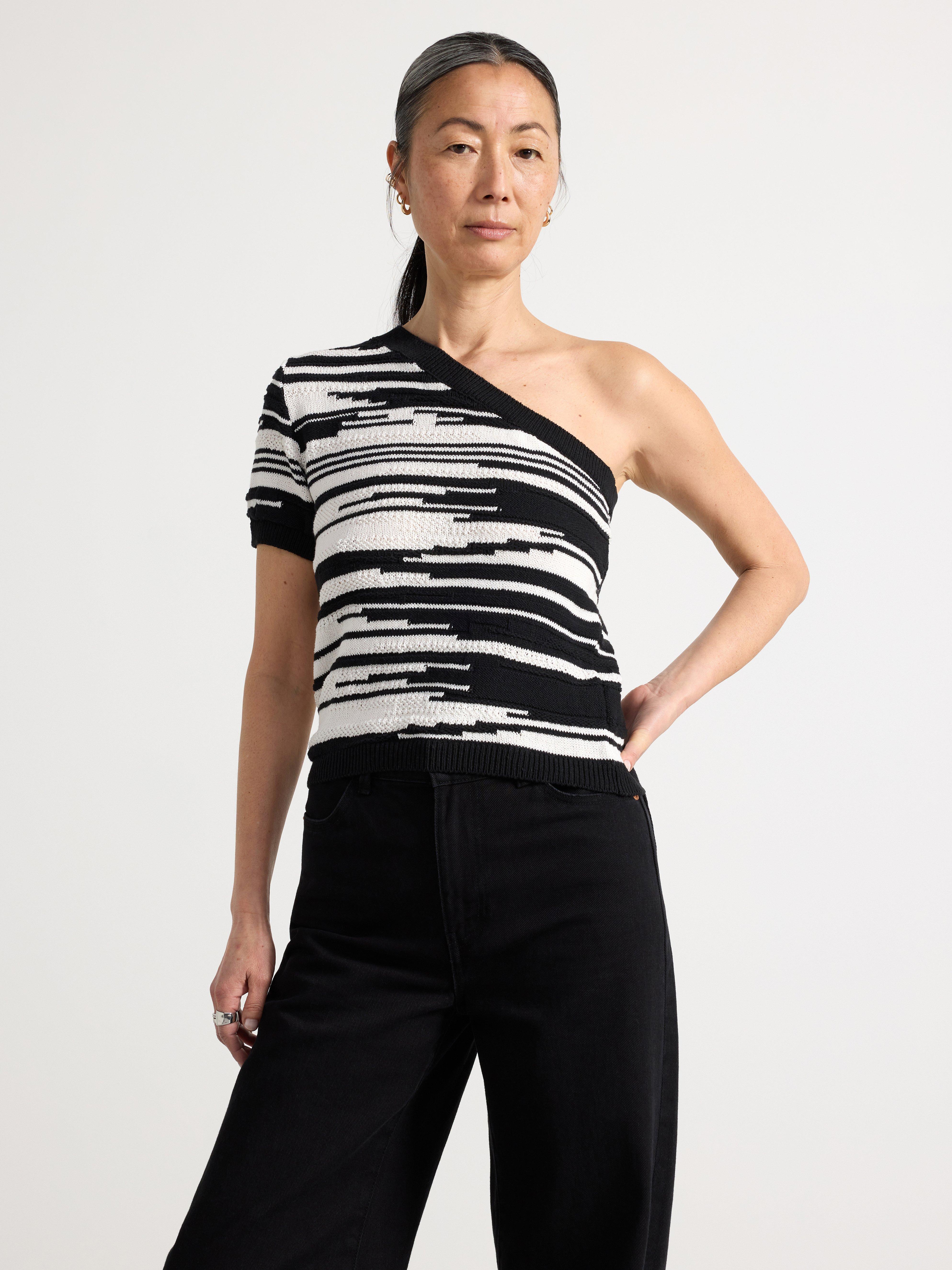 The Florida Leo One Shoulder Top