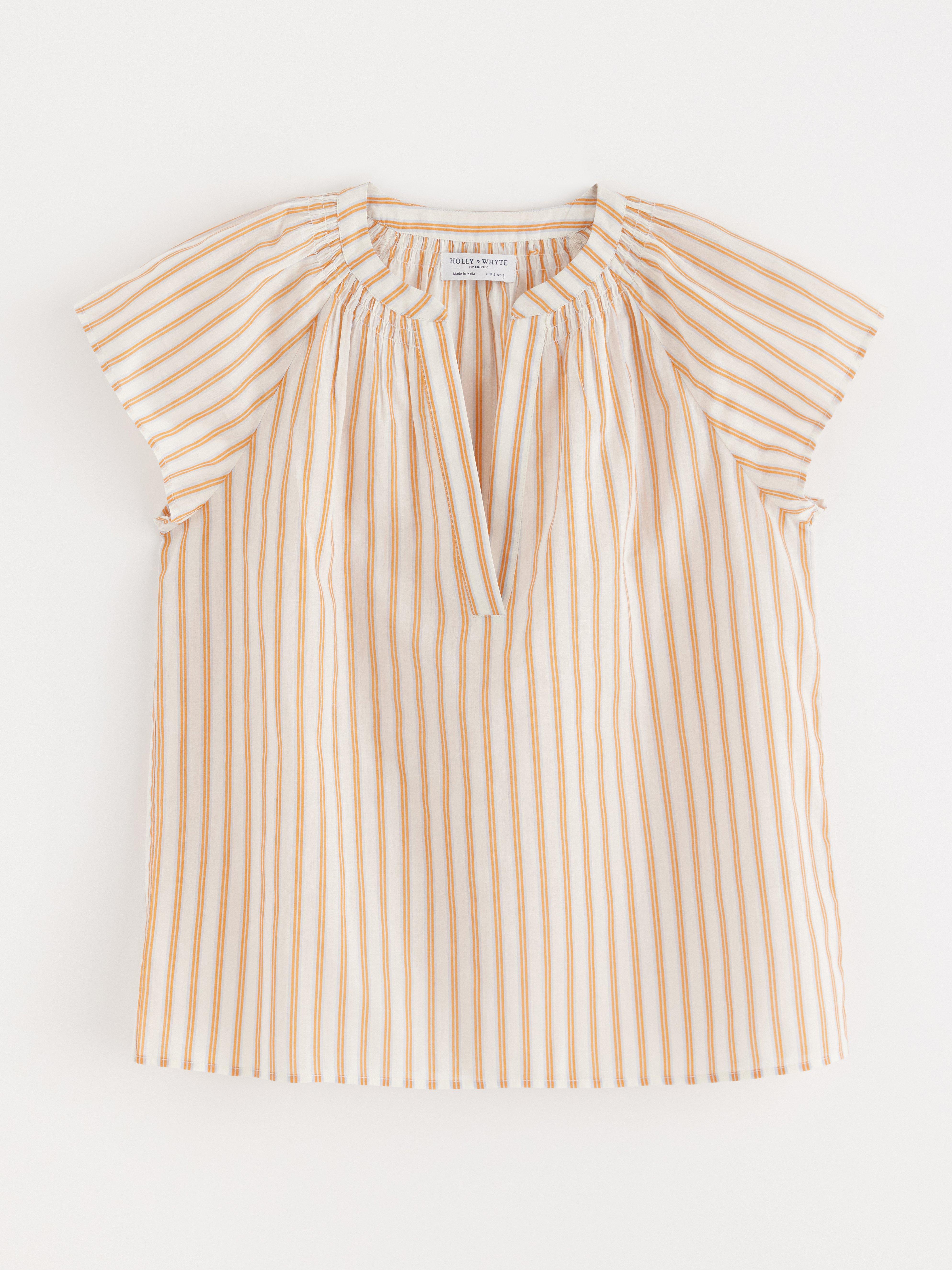 Bluse - Dame - Beige