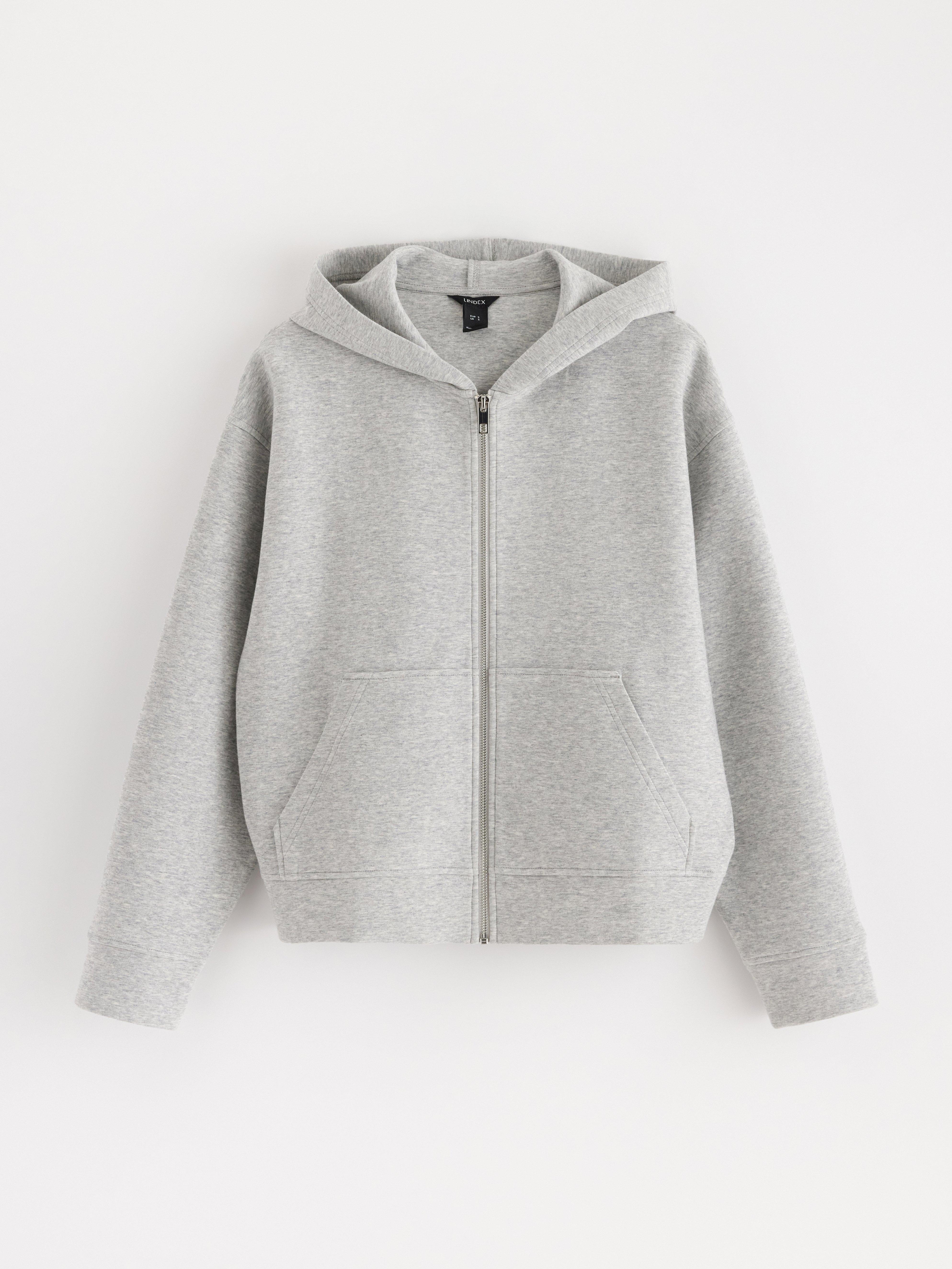 Hooded Sweatshirt - Womens Wear - Grey