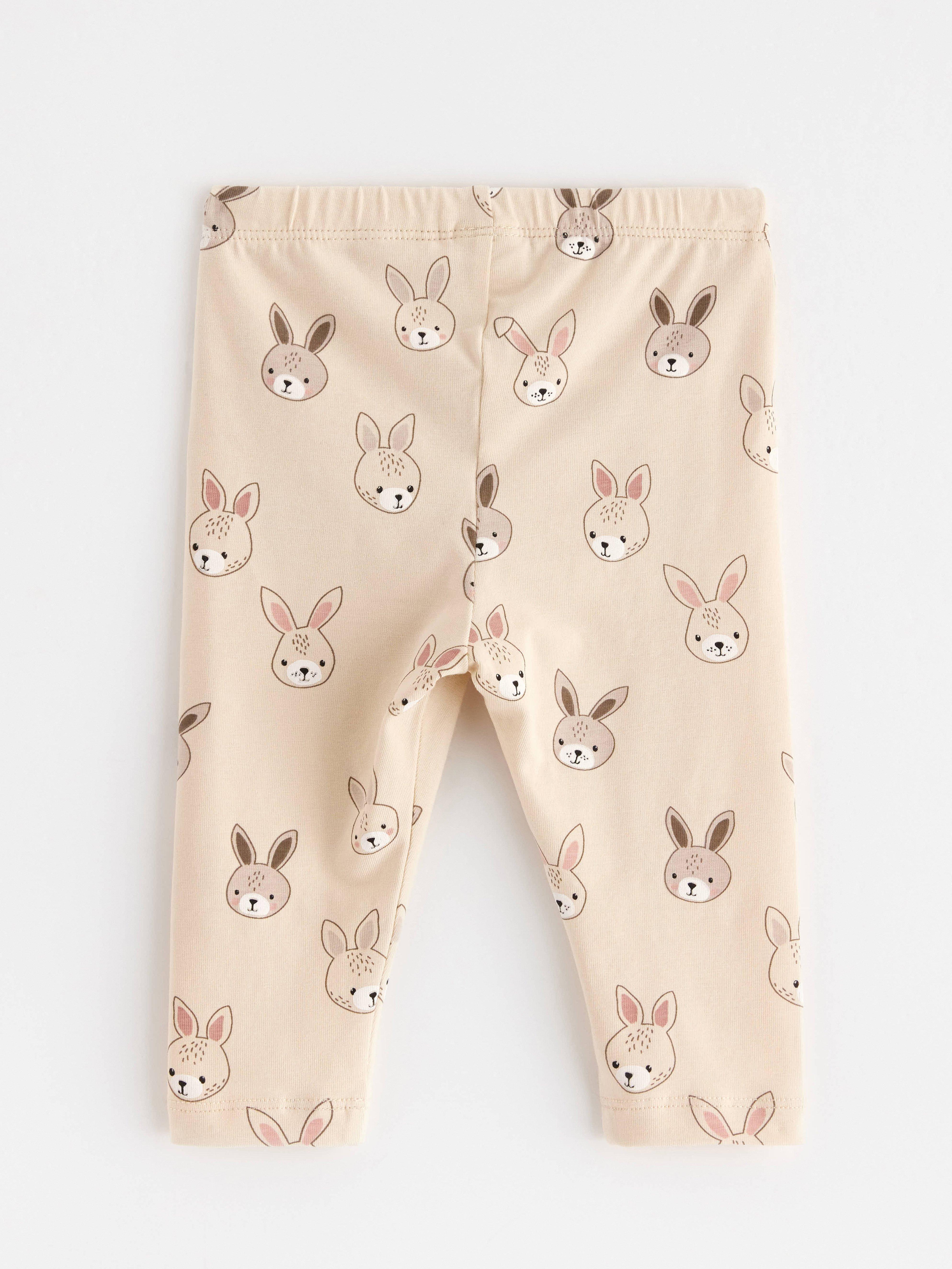 Leggings - Barn - Beige