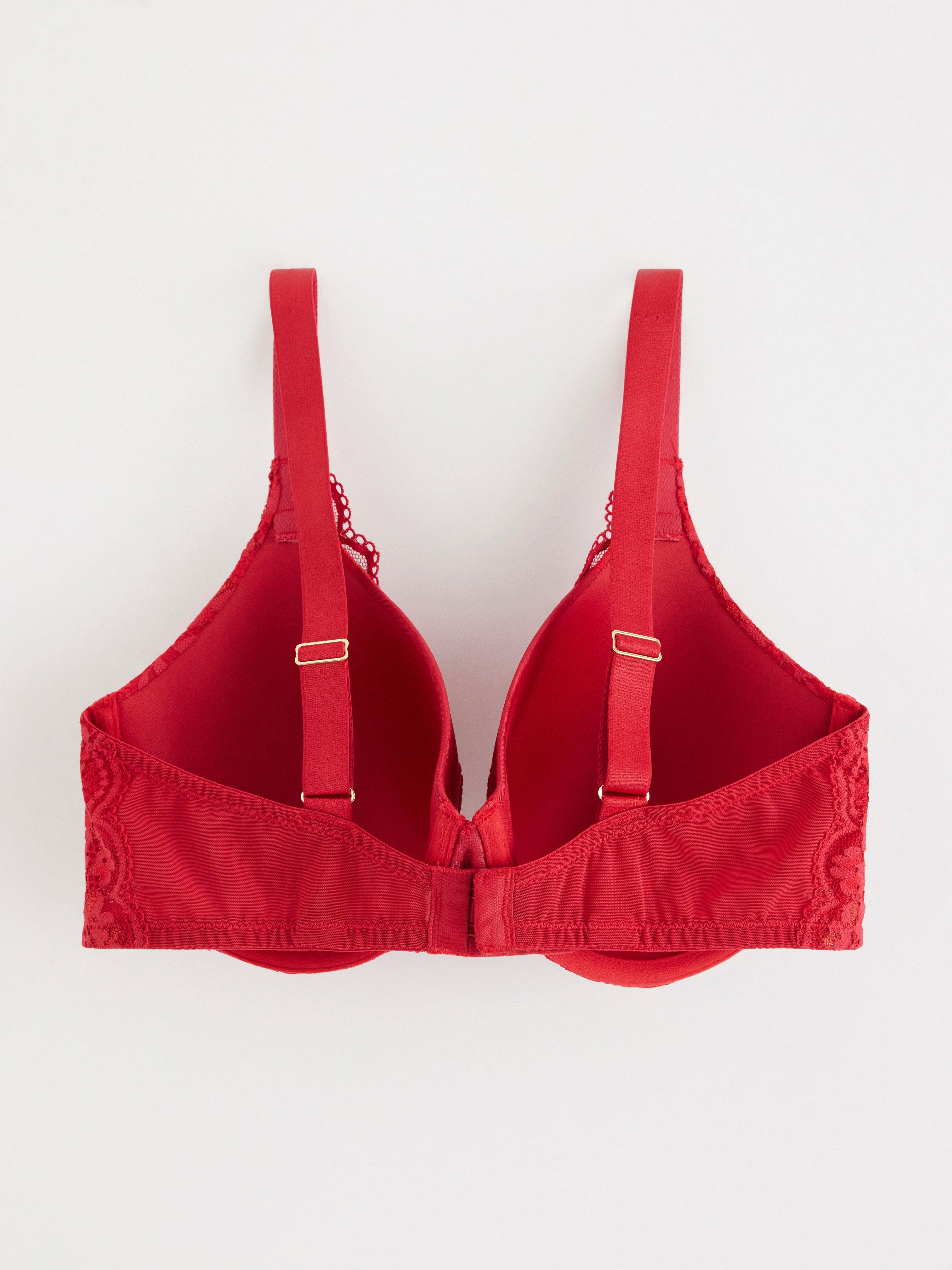 Dahlia T-shirt Bra - Lingerie - Red