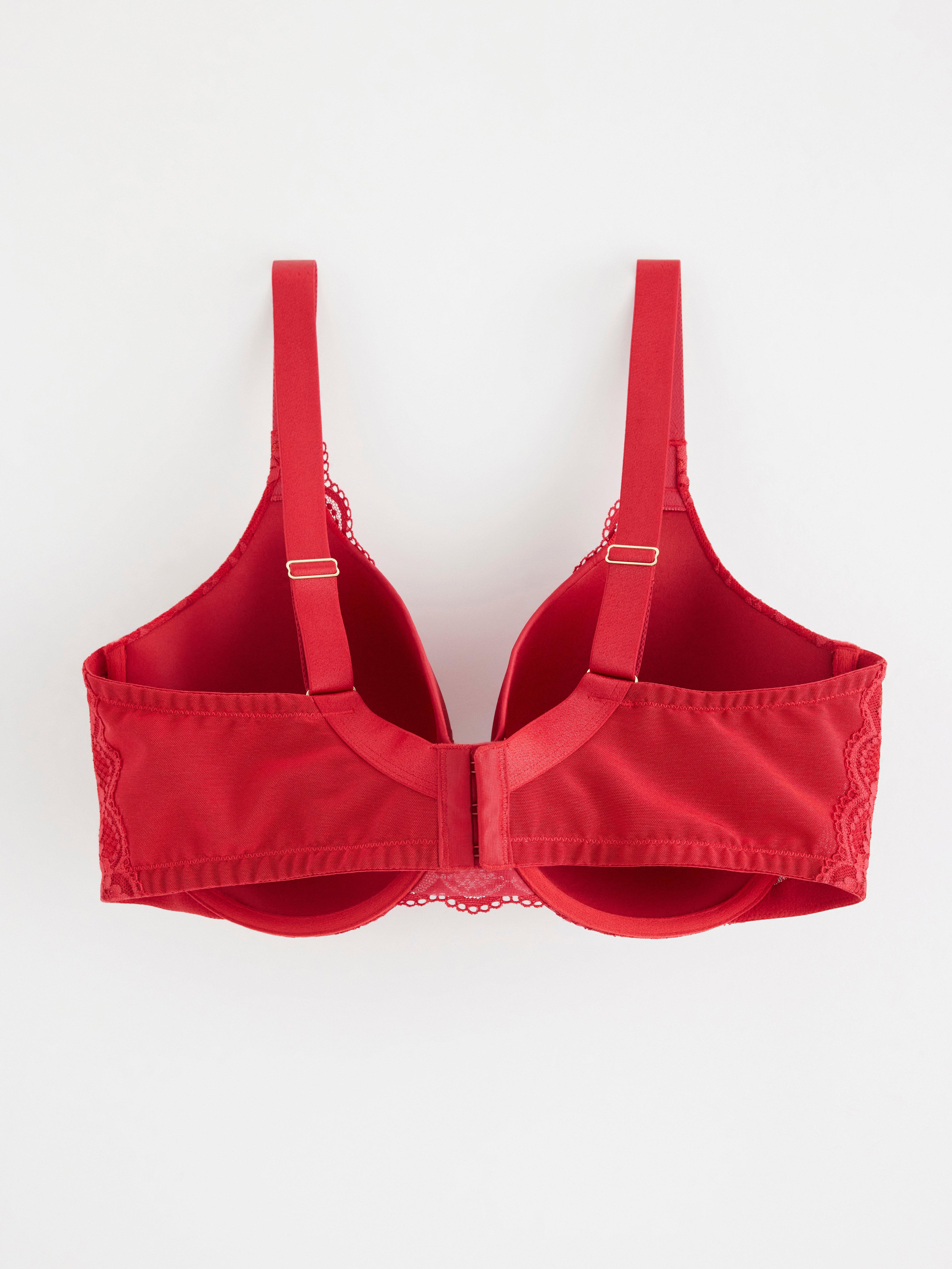 Dahlia T-shirt Bra - Lingerie - Red