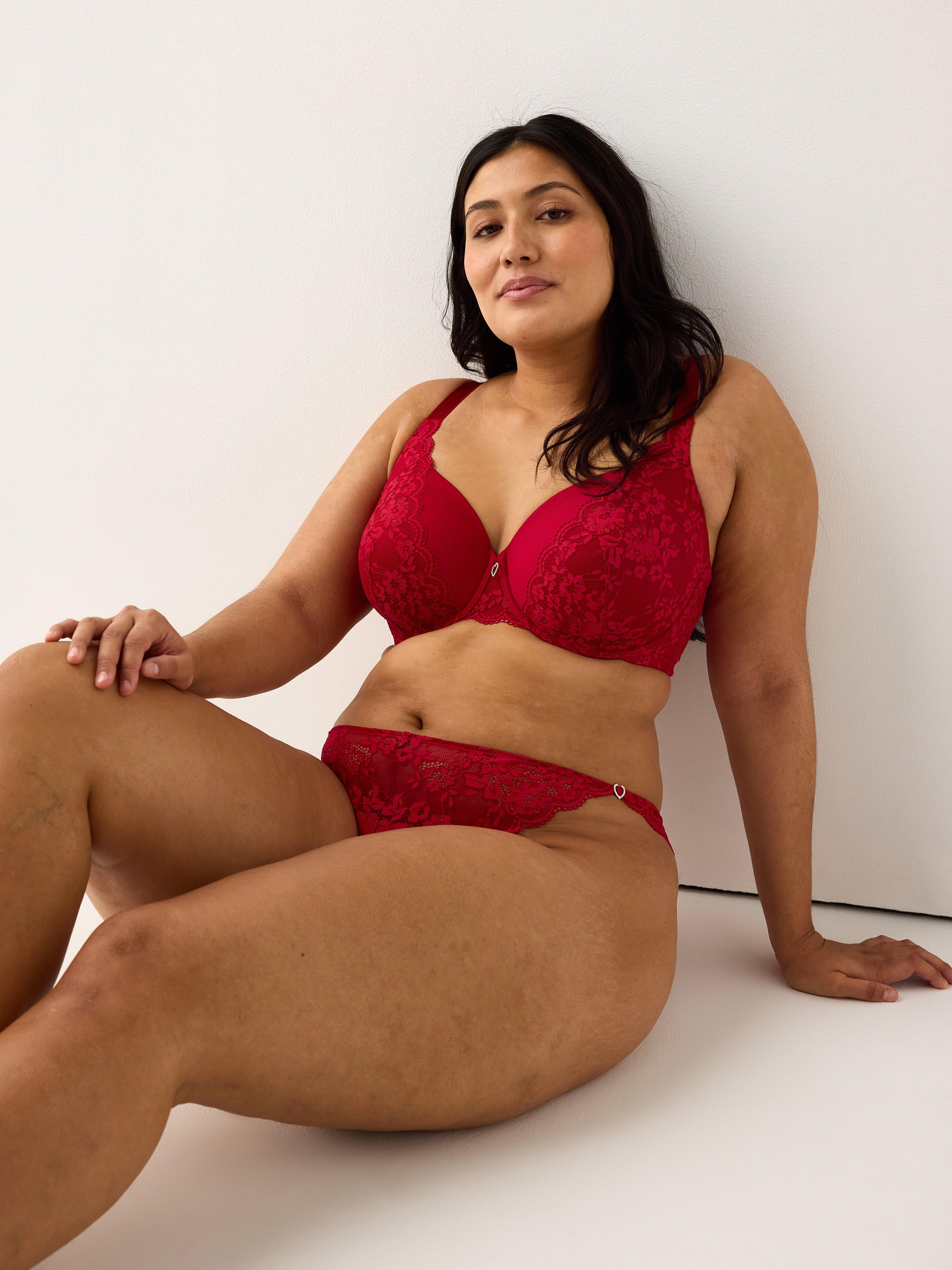 Dahlia T-shirt Bra - Lingerie - Red