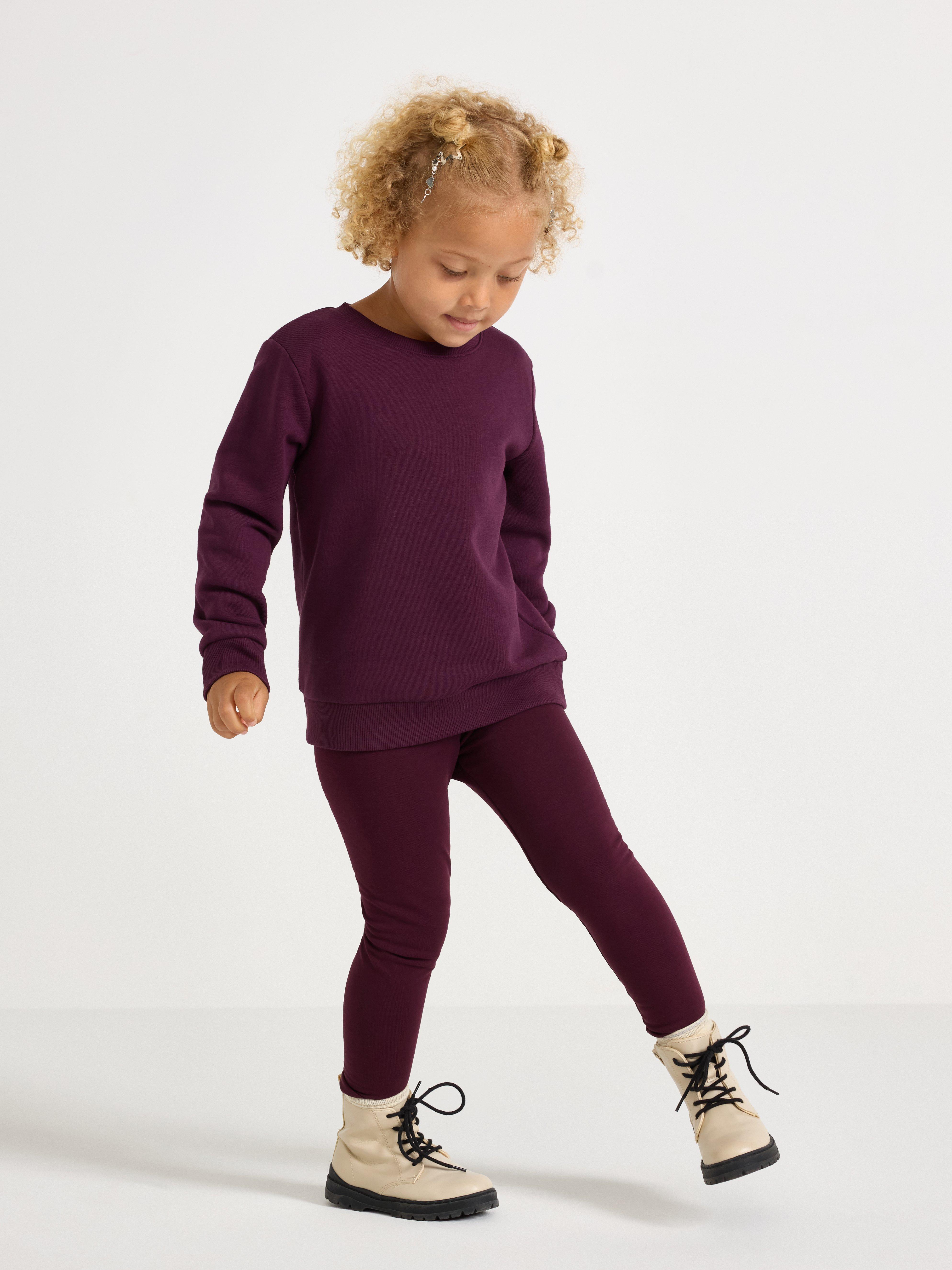 Leggings - Børn - Lilla