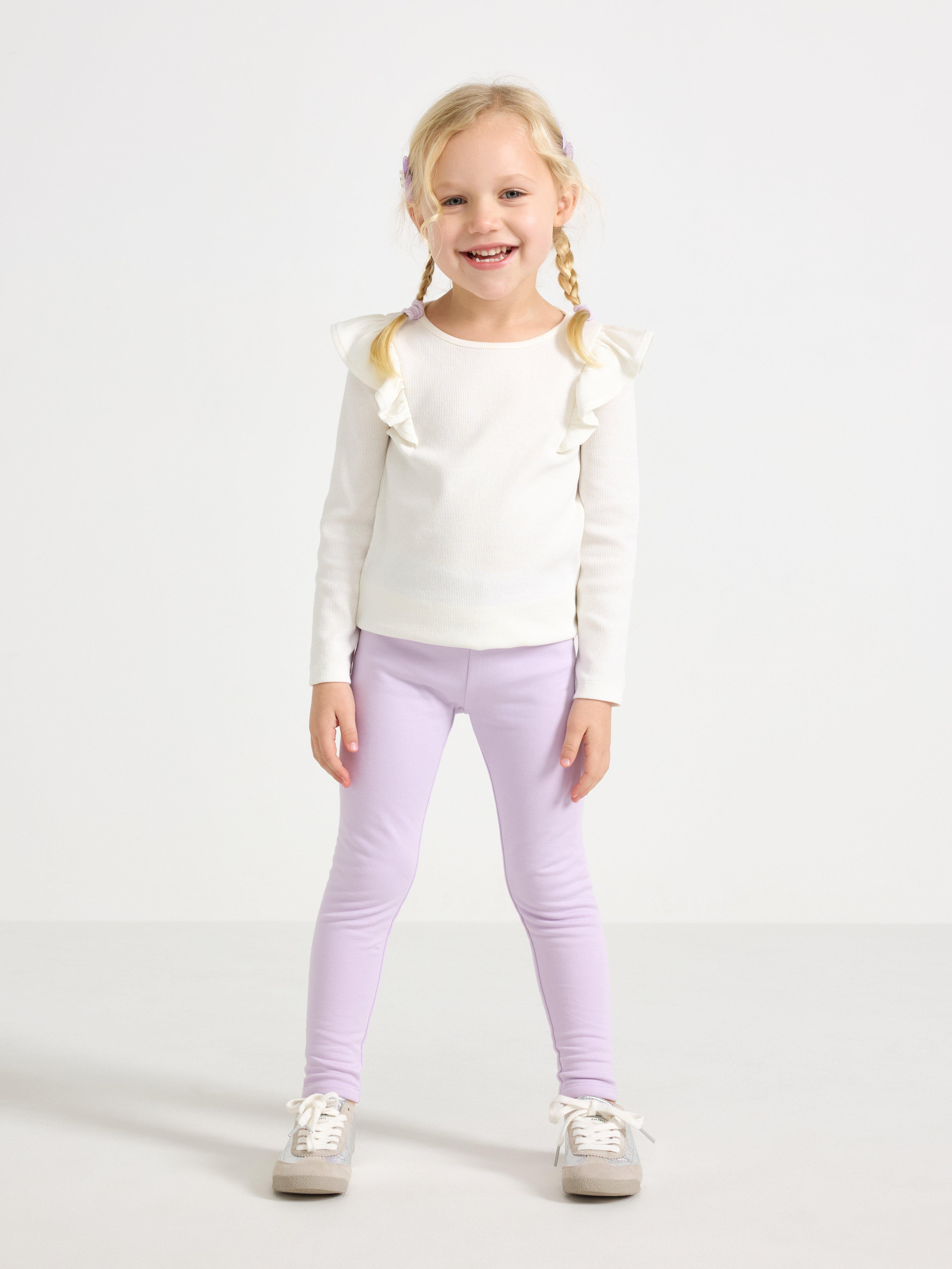 Leggings - Barn - Lilla