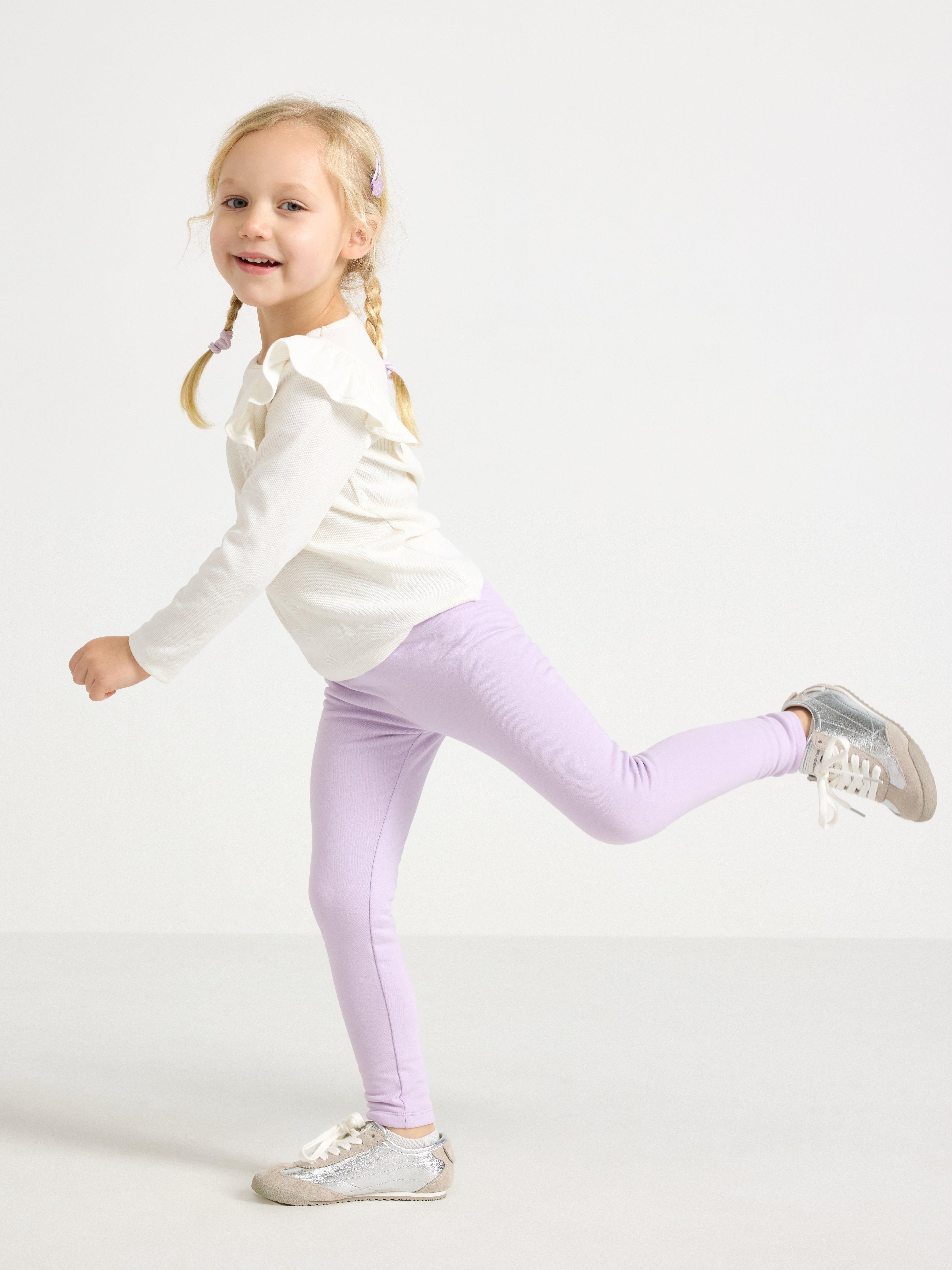Leggings - Barn - Lilla