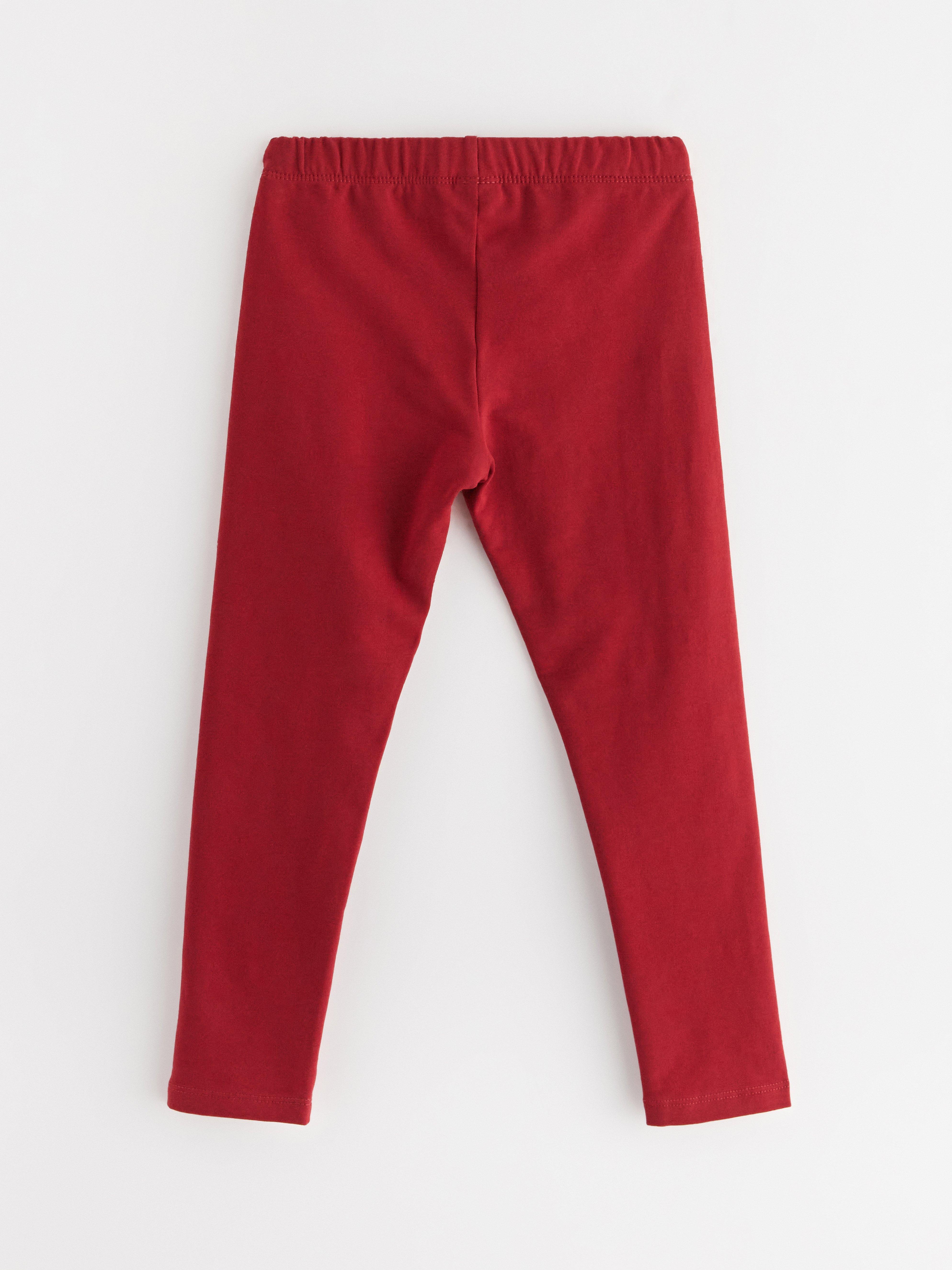 Leggings - Børn - Rød