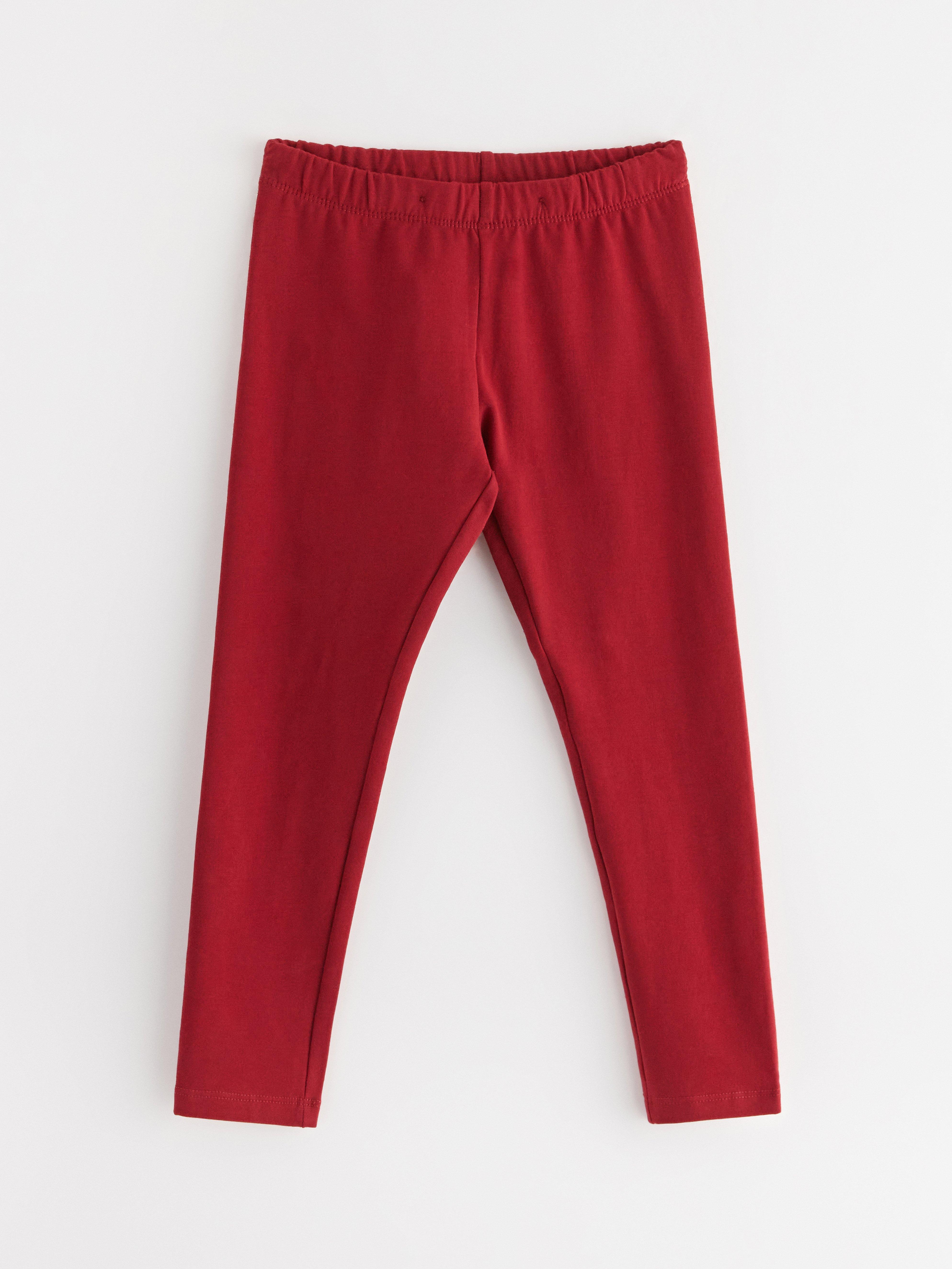Leggings - Børn - Rød