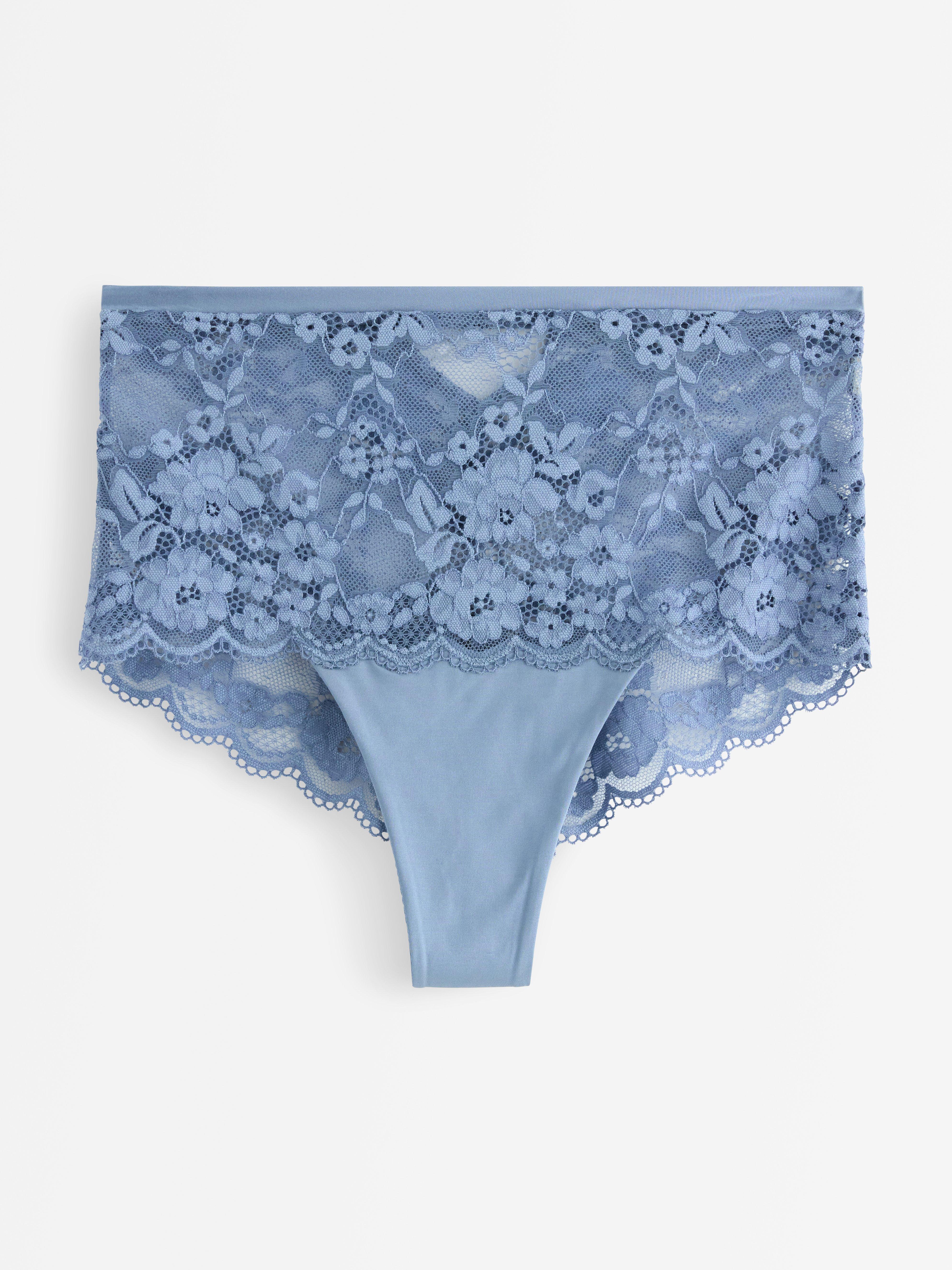 Brazilian High - Lingerie - Blue