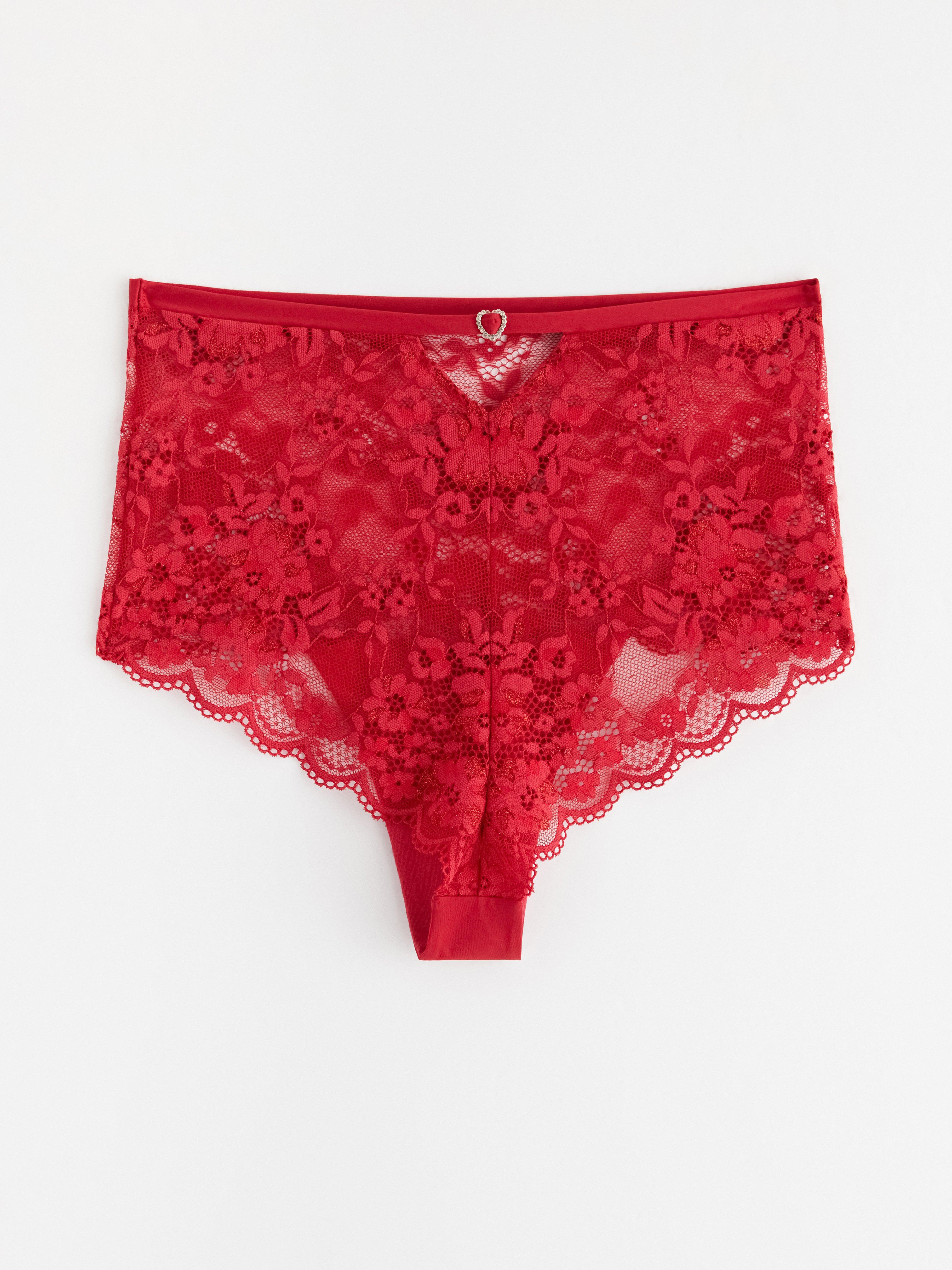 Brazilian High - Lingerie - Red