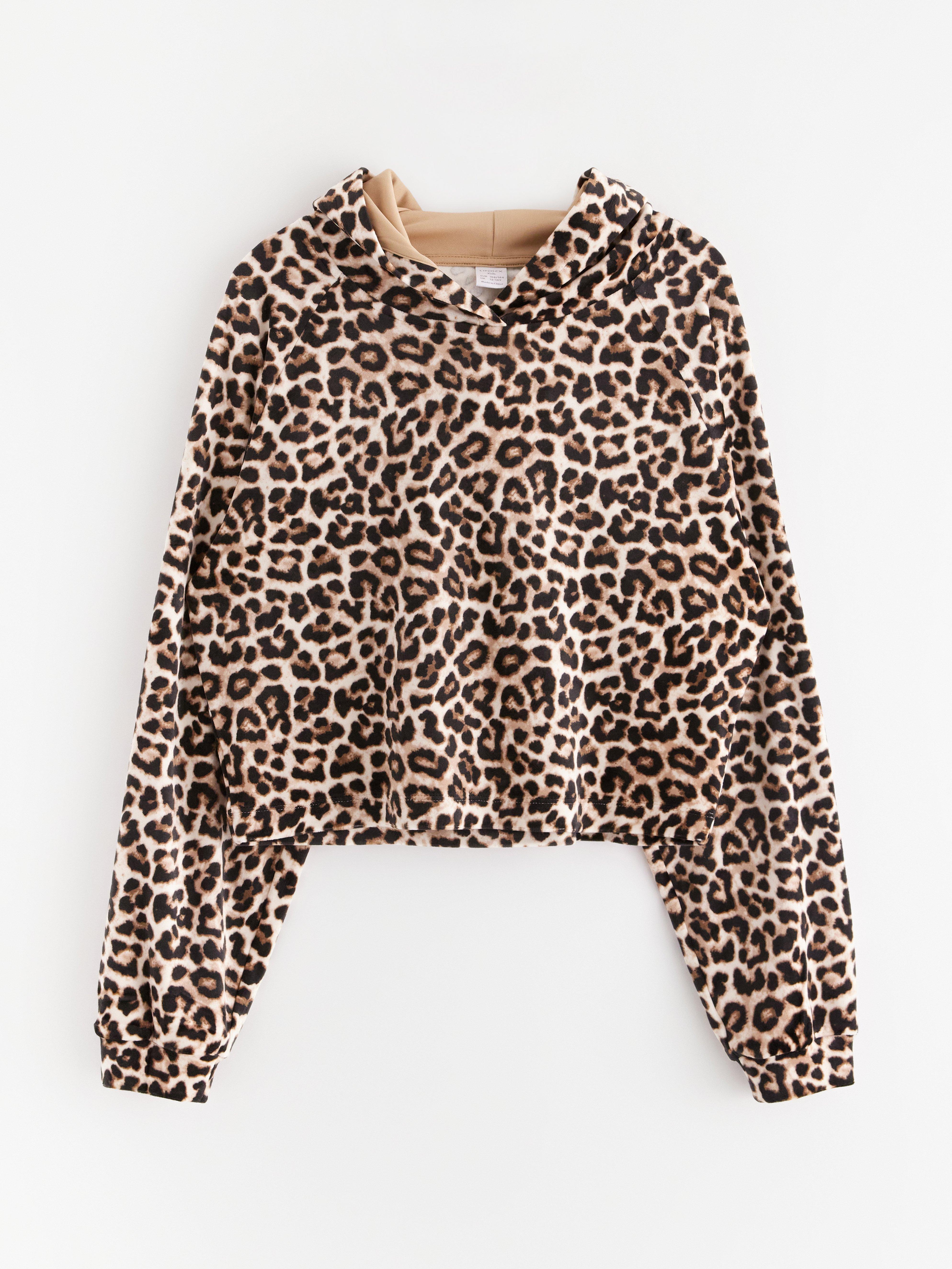 Sweatshirt med hætte - Børn - Beige