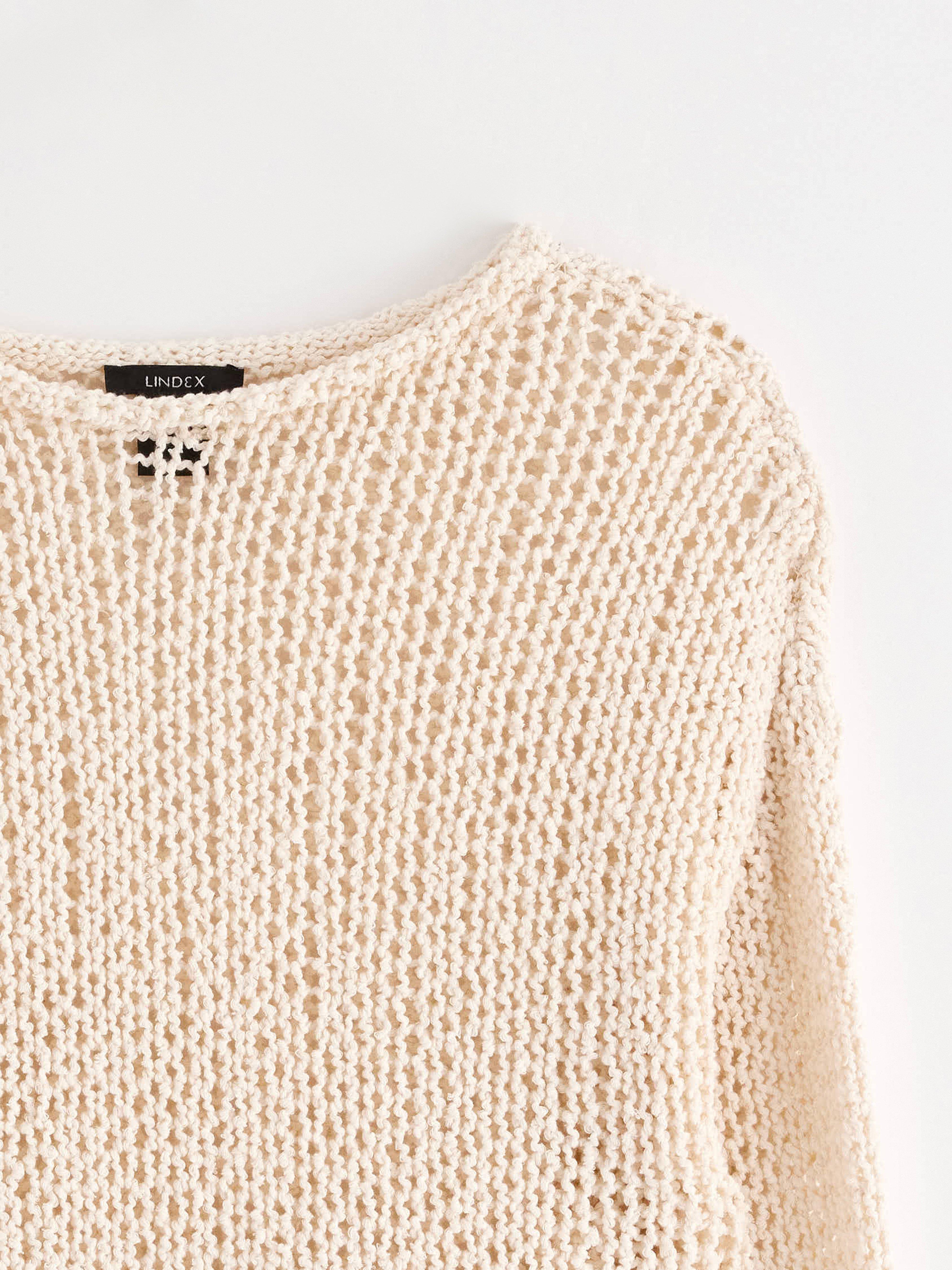 Sweater - Dame - Hvid