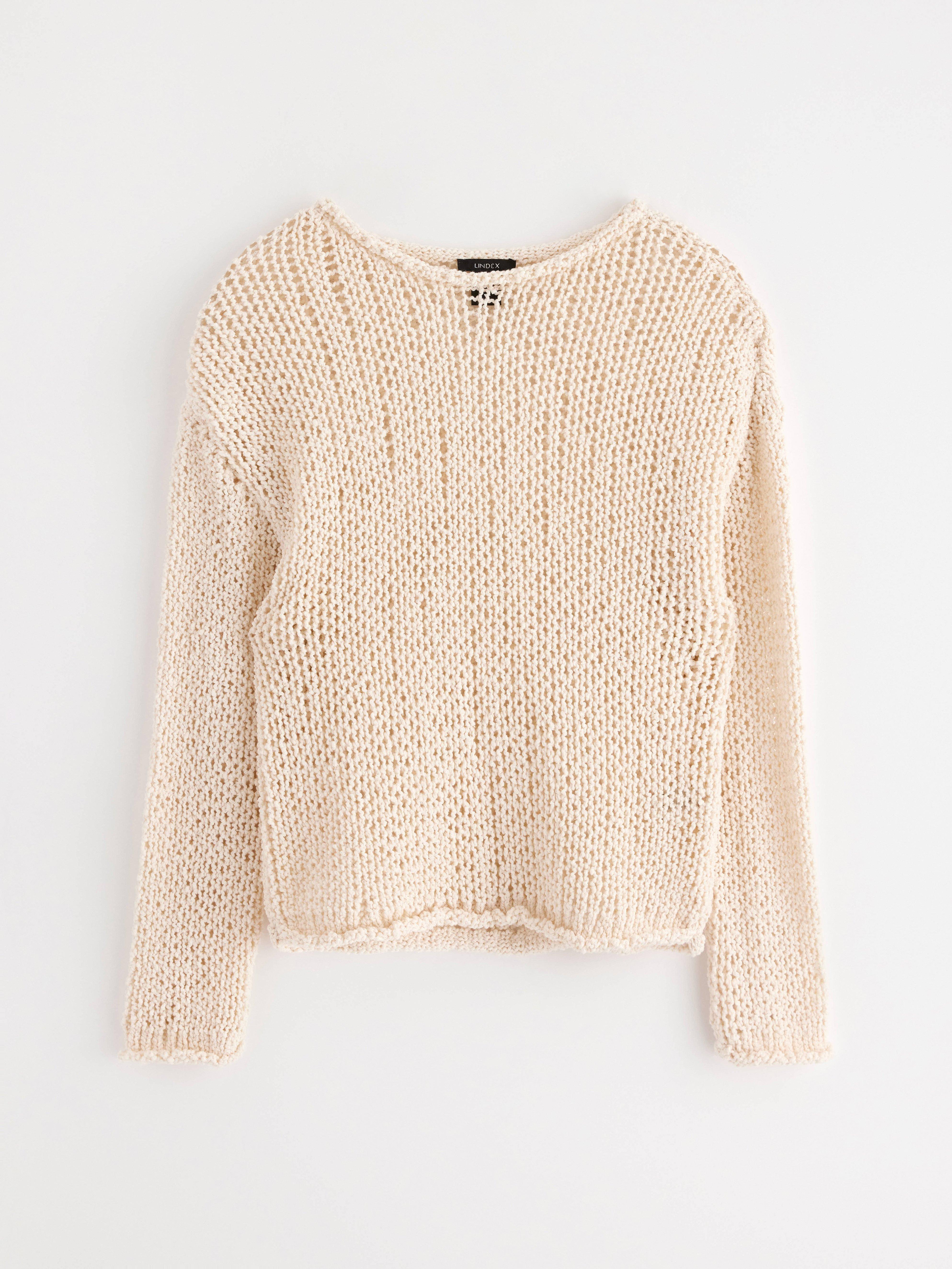 Sweater - Dame - Hvid