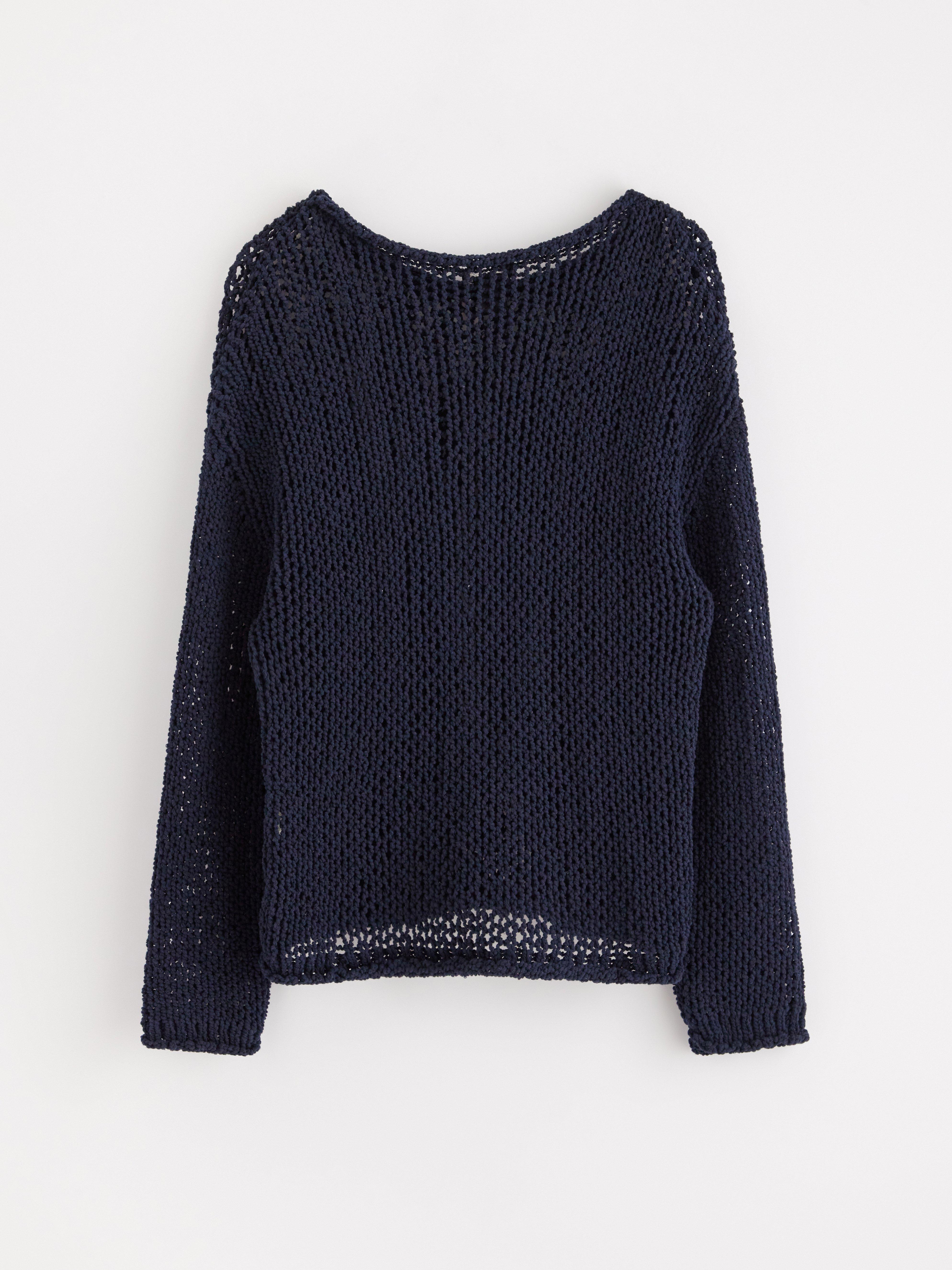 Sweater - Dame - Blå