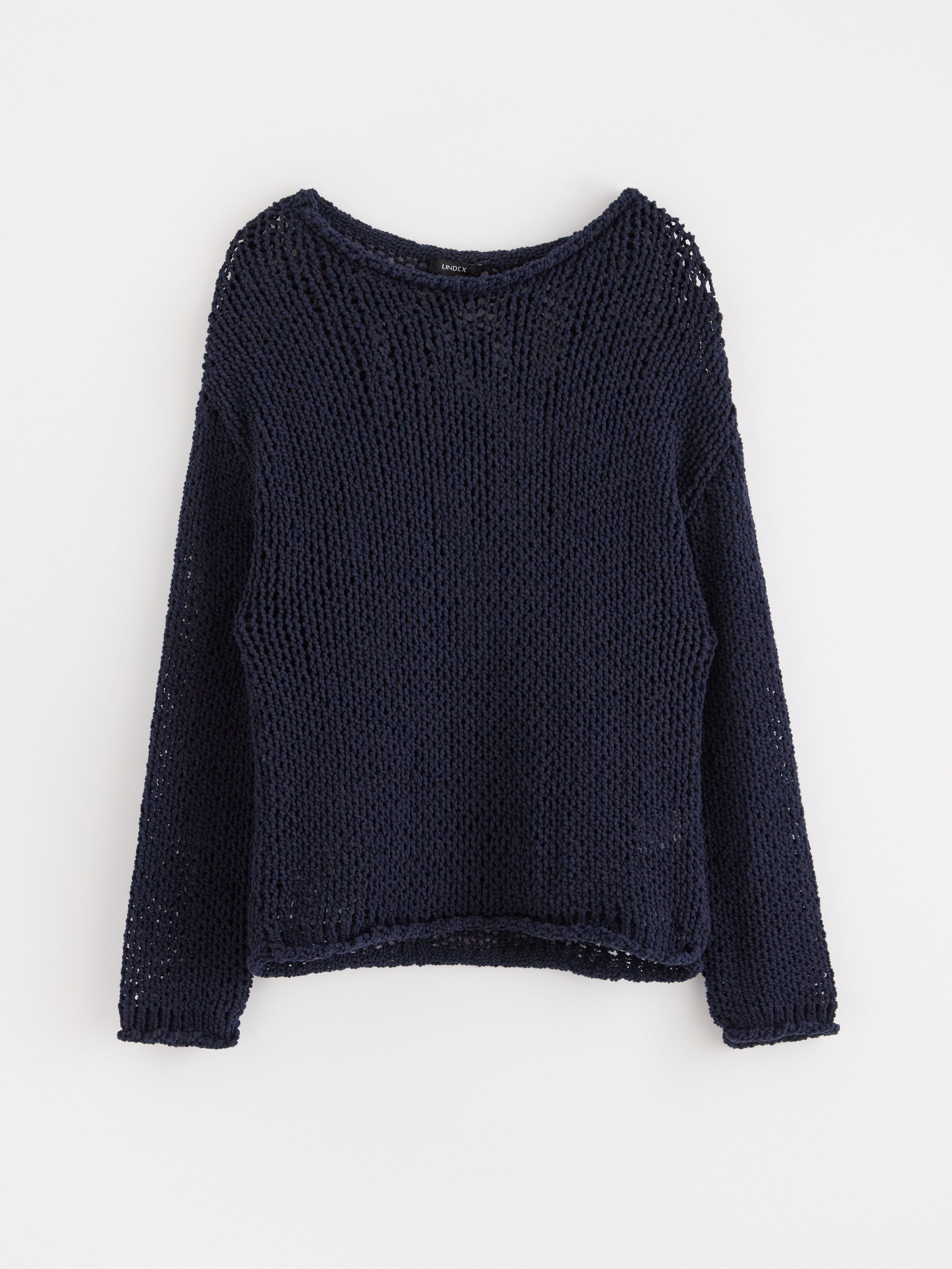 Sweater - Dame - Blå