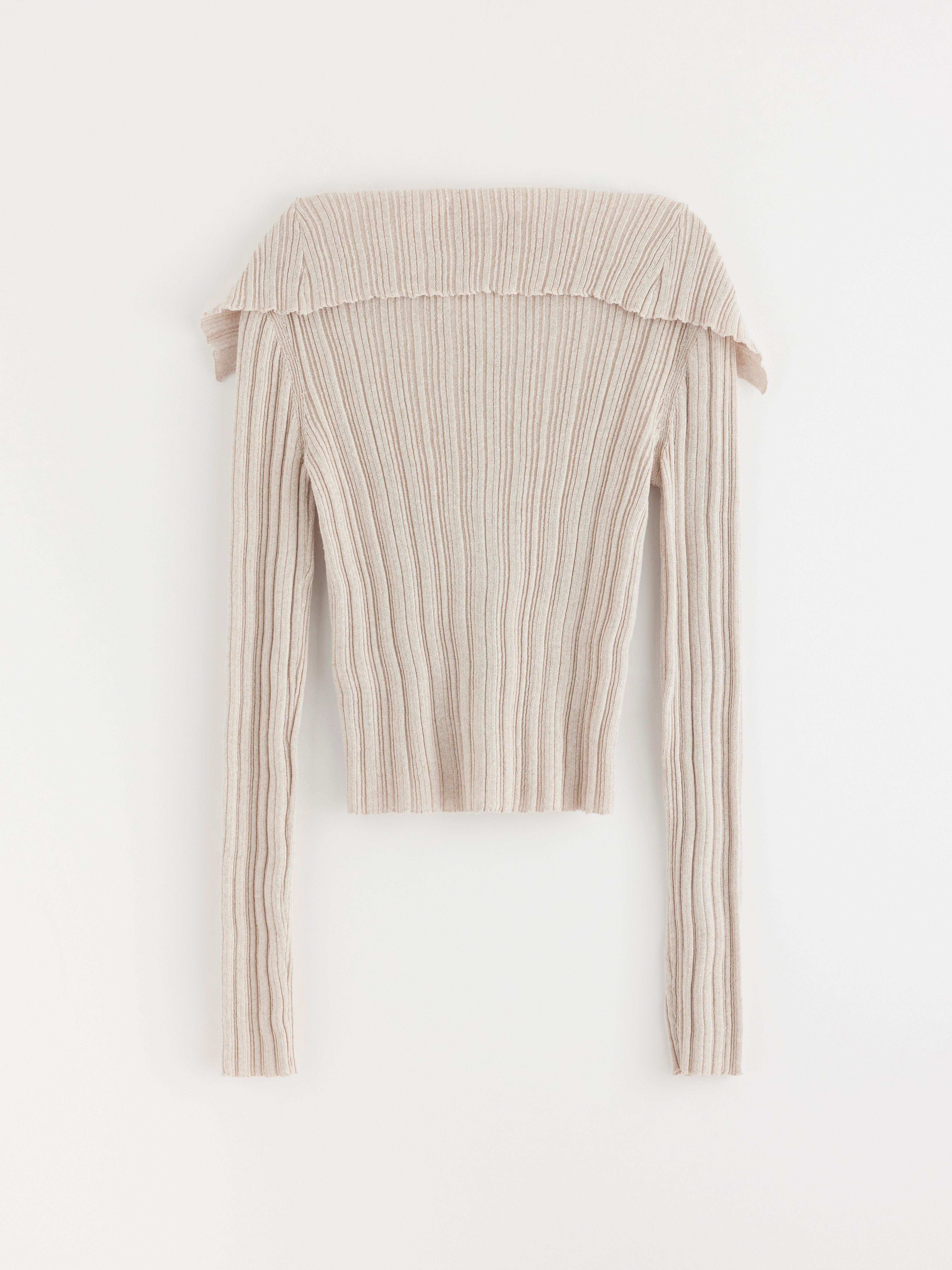 Cardigan - Dam - Beige