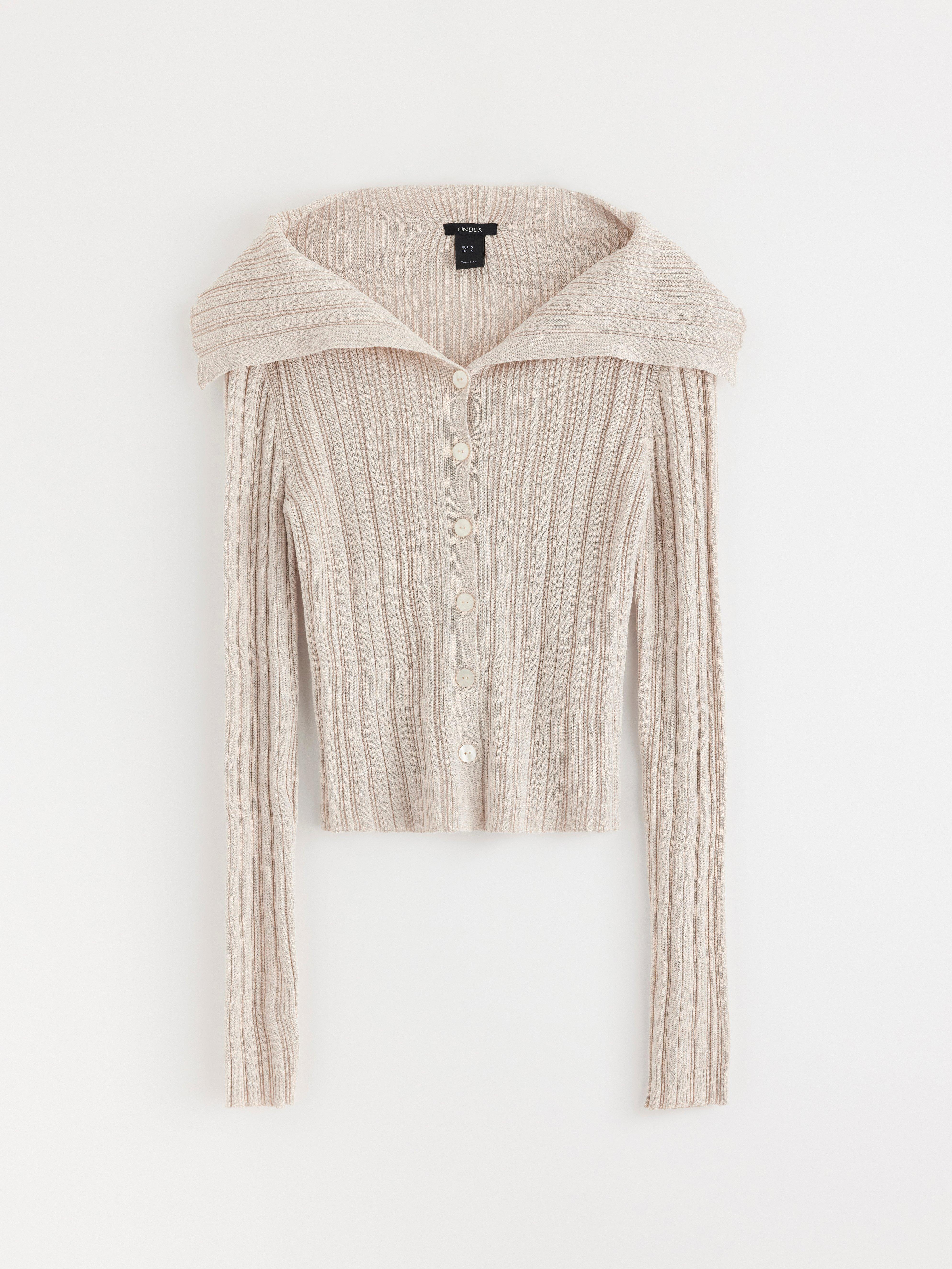Cardigan - Dam - Beige