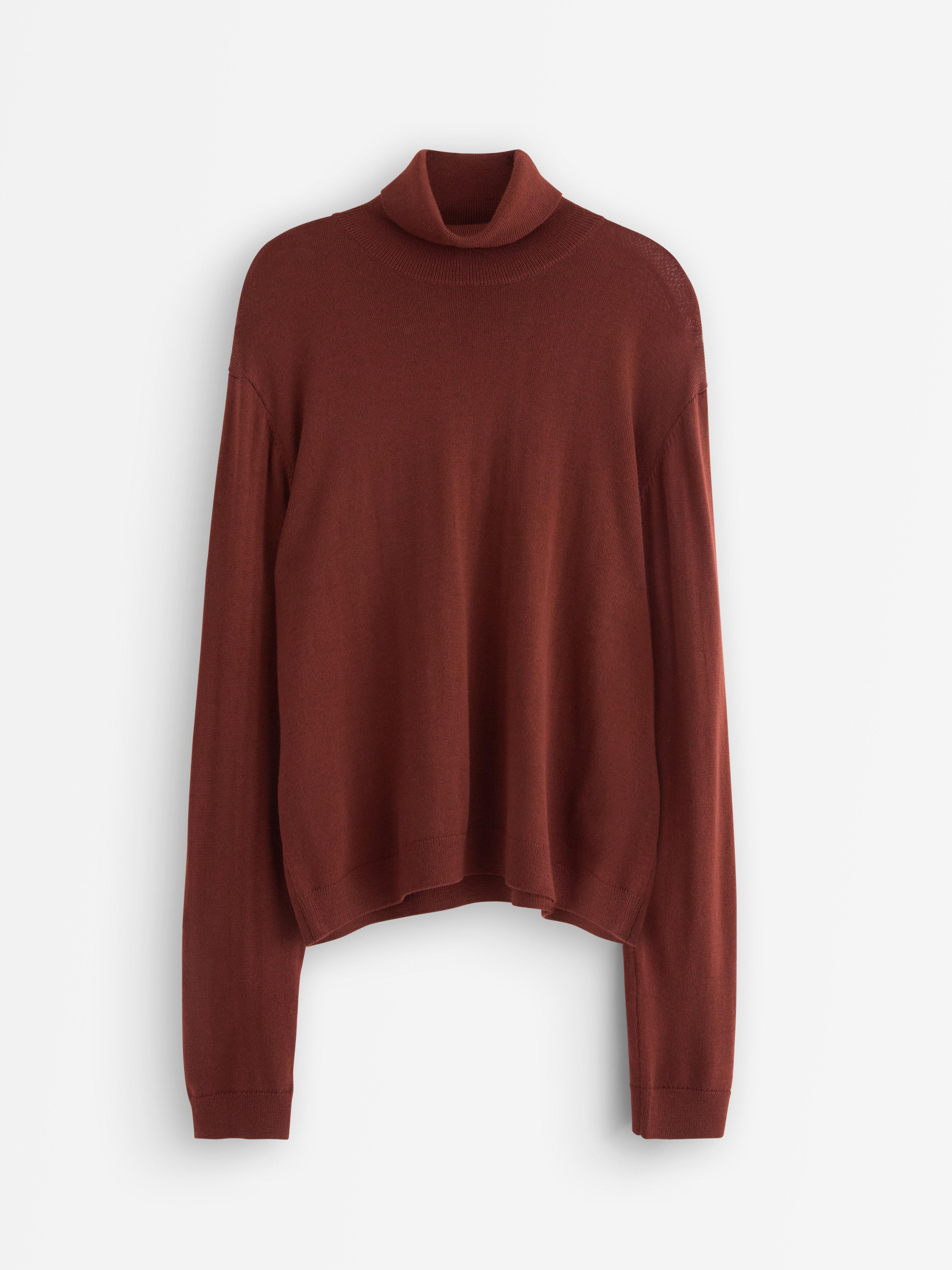 Roller Neck Sweater - Womens Wear - Orange