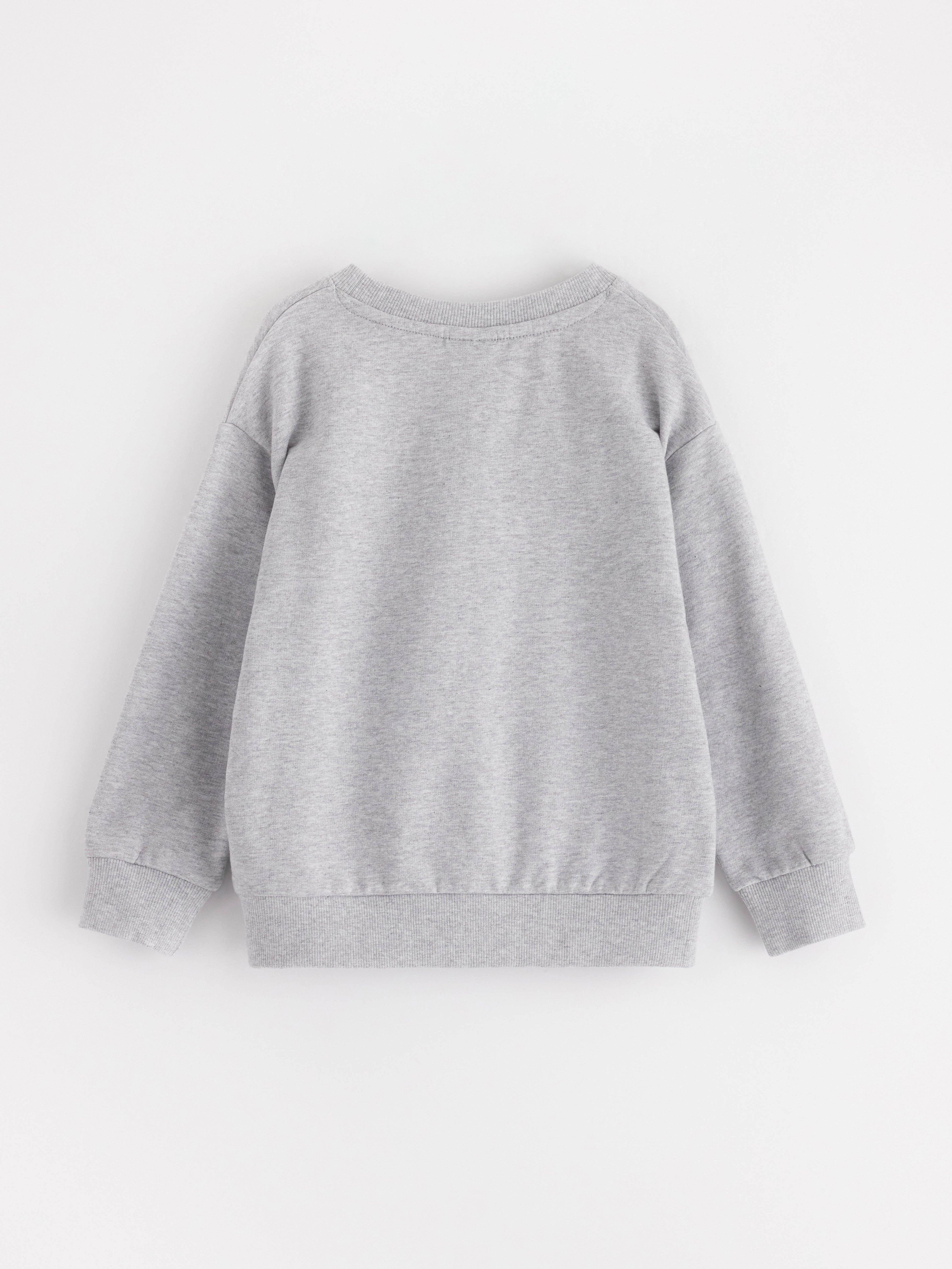 Sweatshirt - Barn - Grå