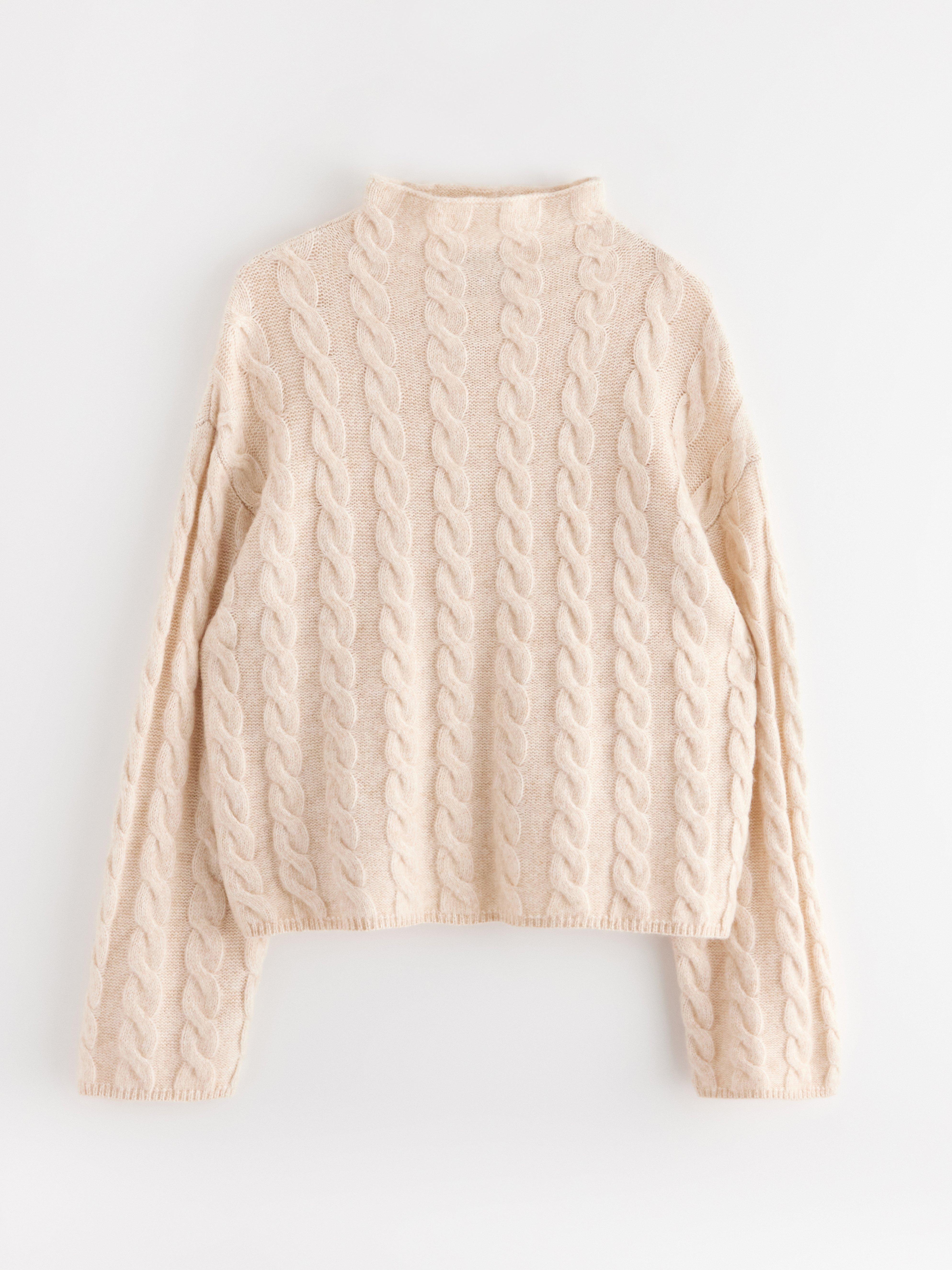 Sweater - Dame - Beige