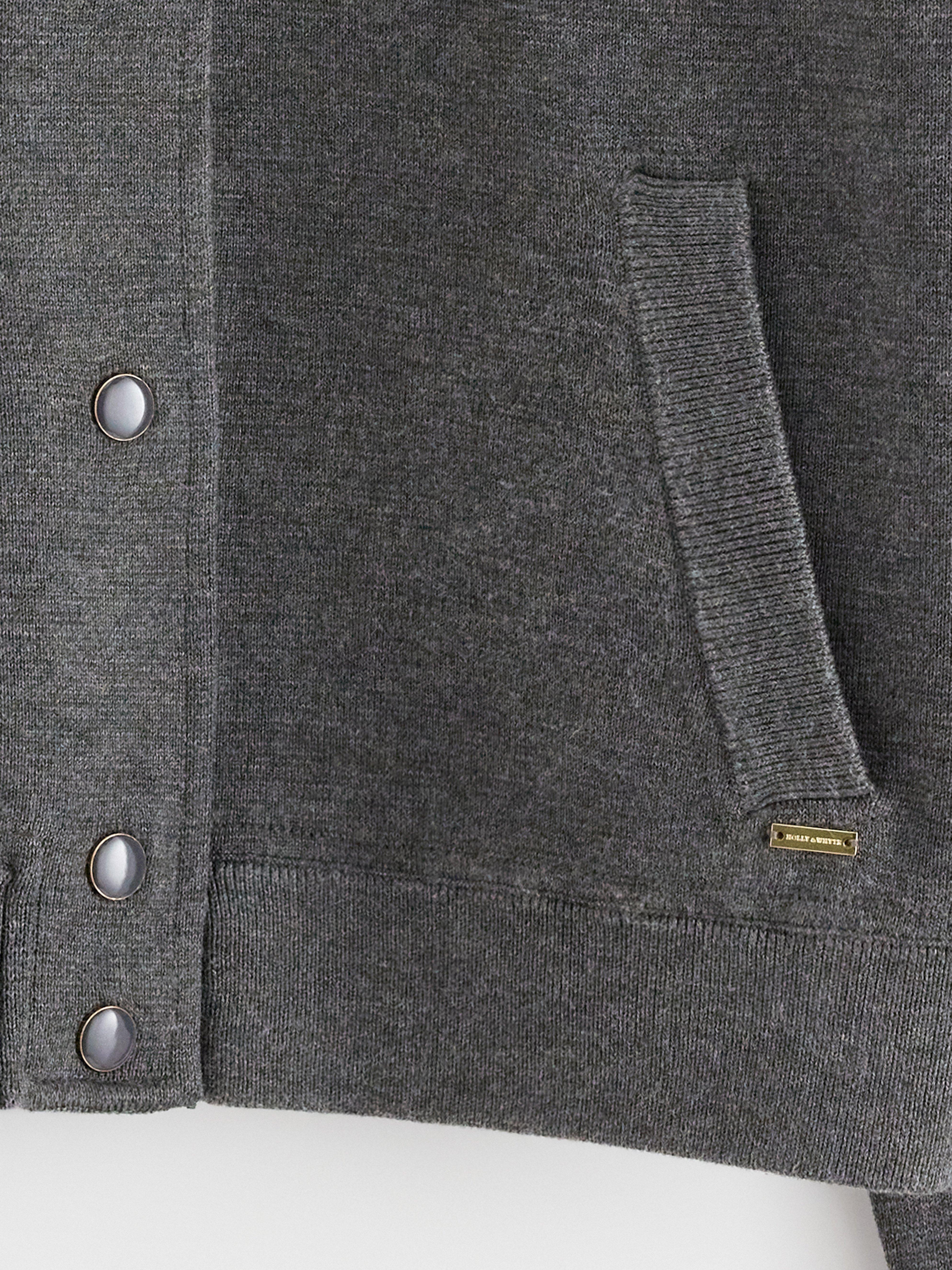 Bomber Jacket - Womens Wear - Grey