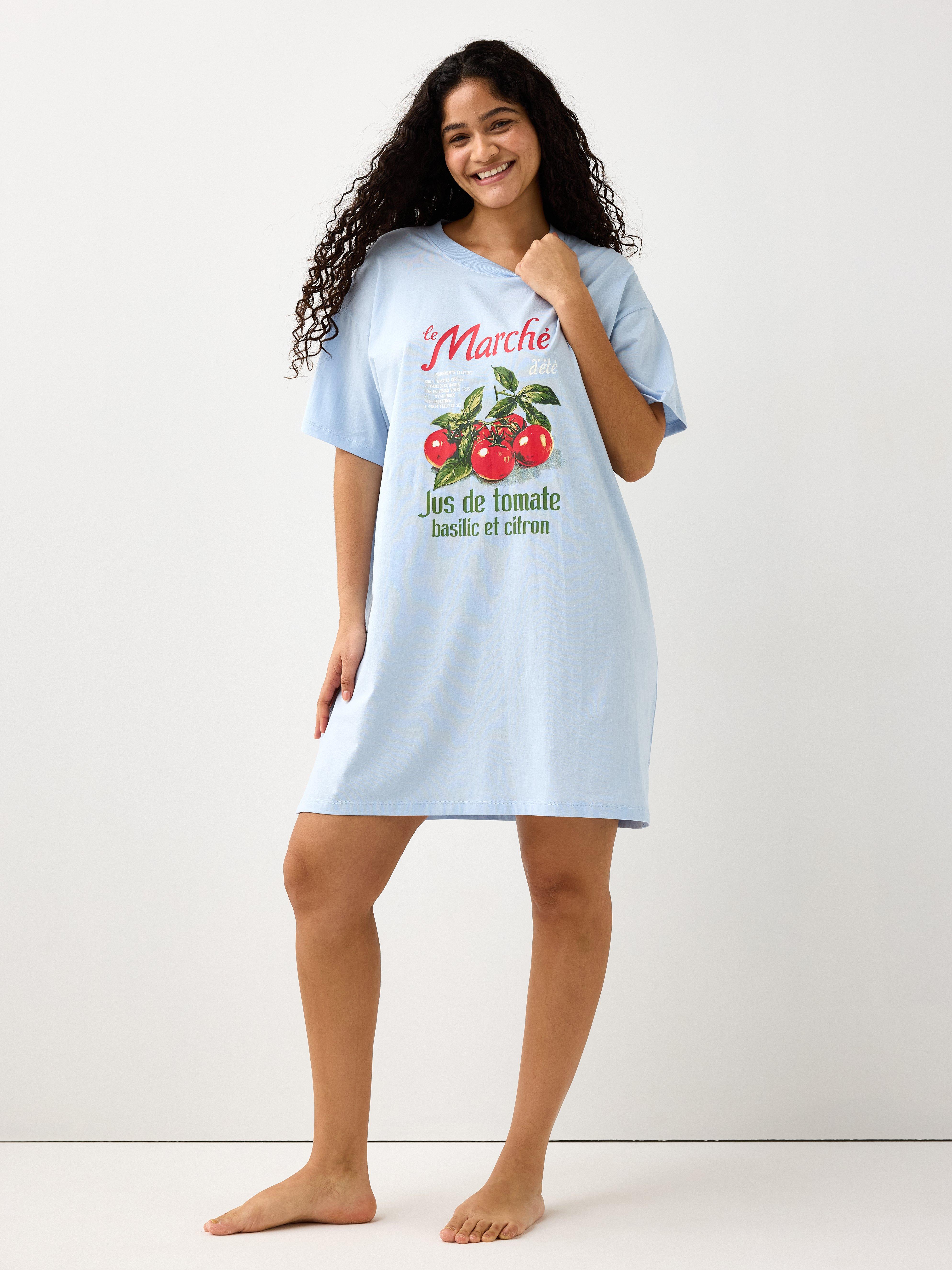 Night Dress - Lingerie - Blue