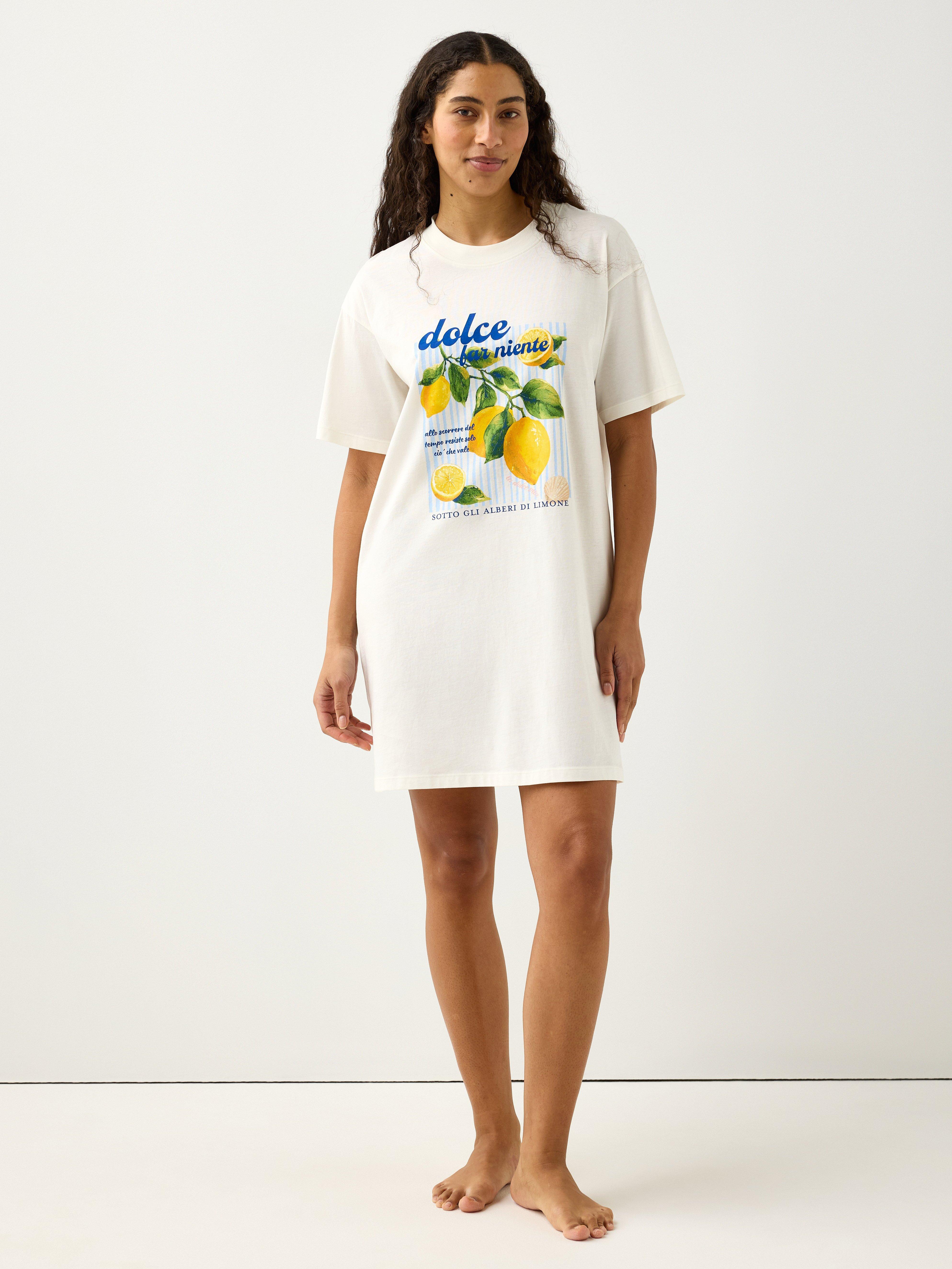 Night Dress - Lingerie - Yellow