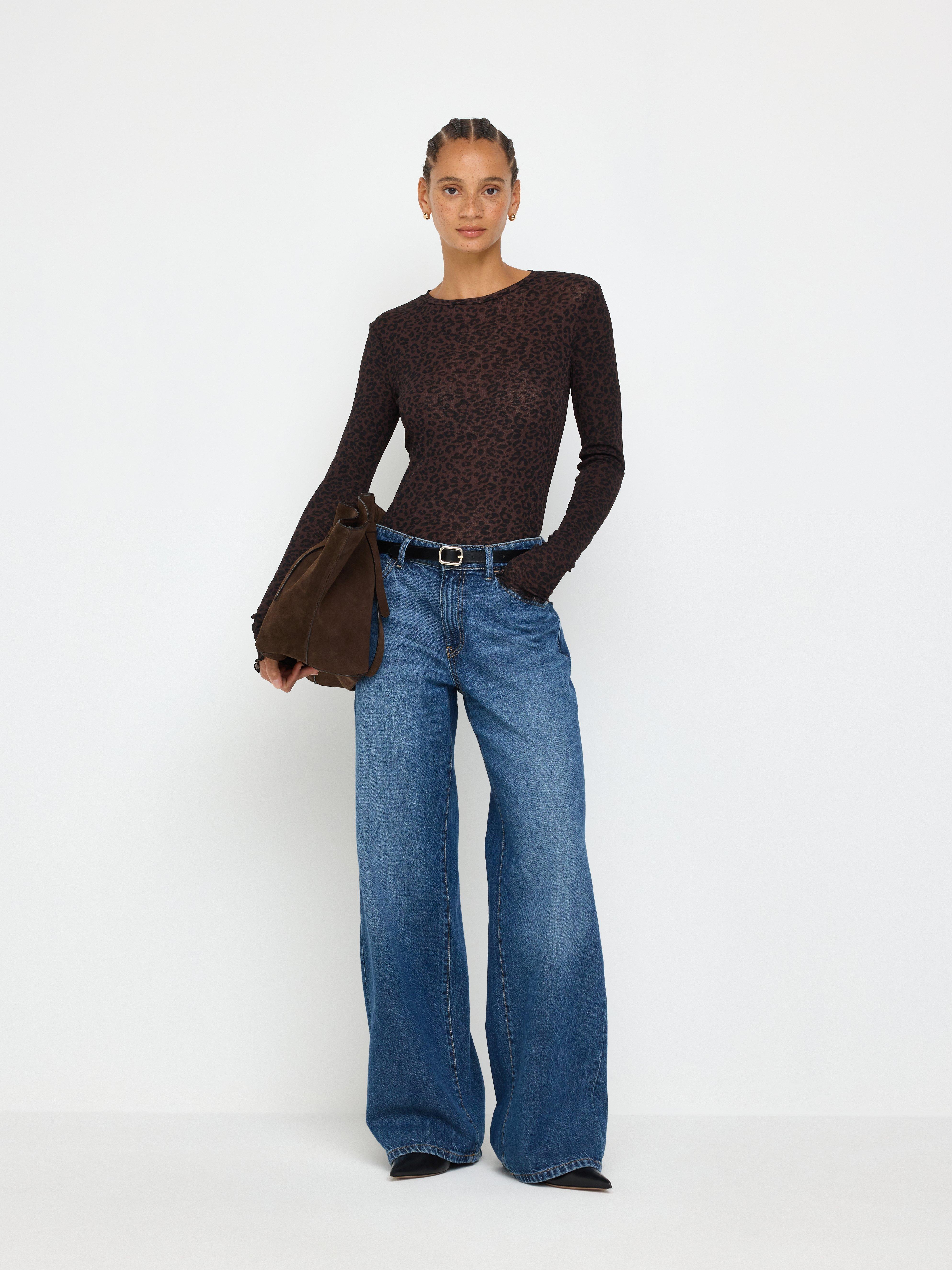 Top - Dame - Brun