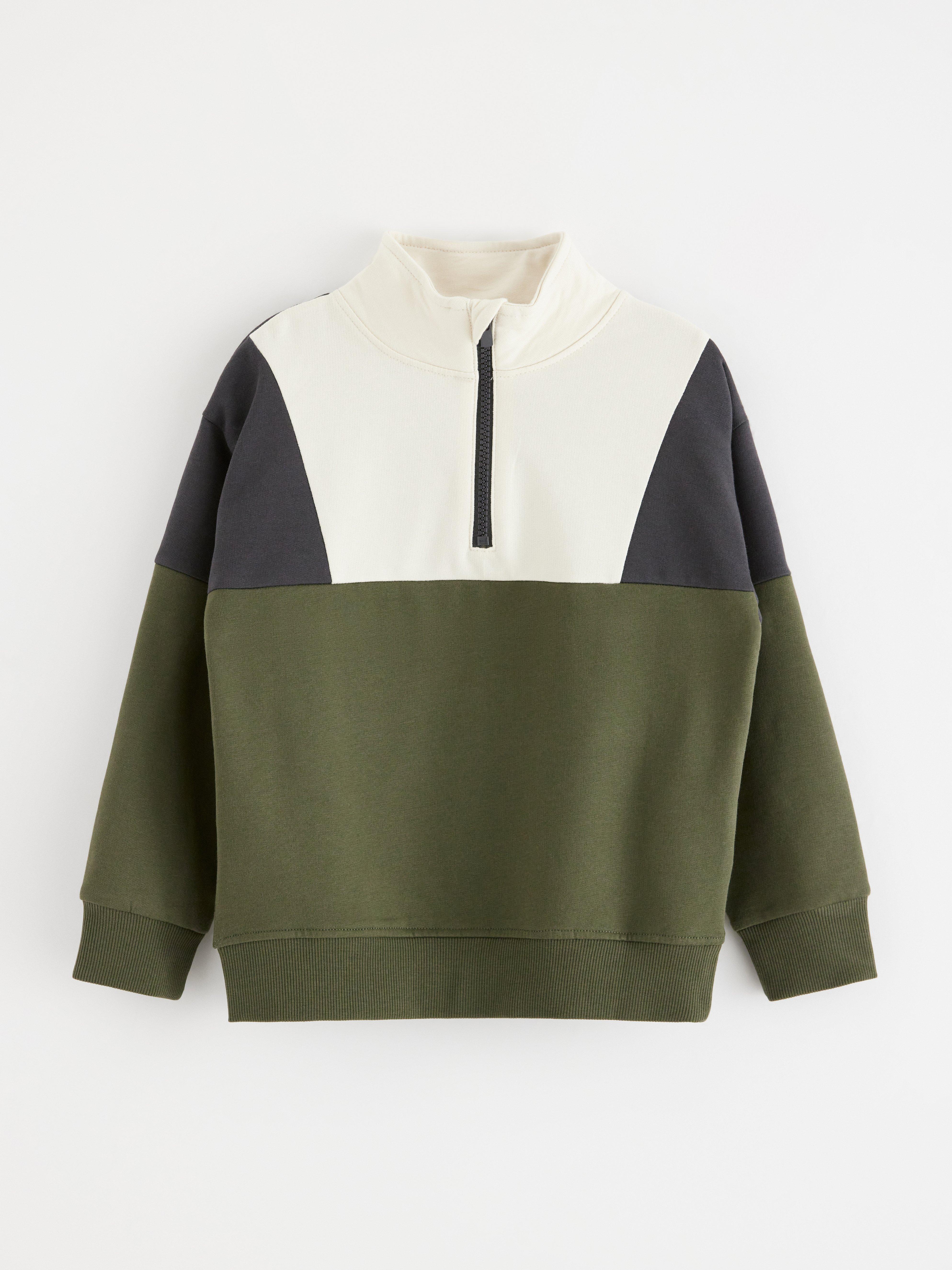 Sweatshirt - Barn - Grön