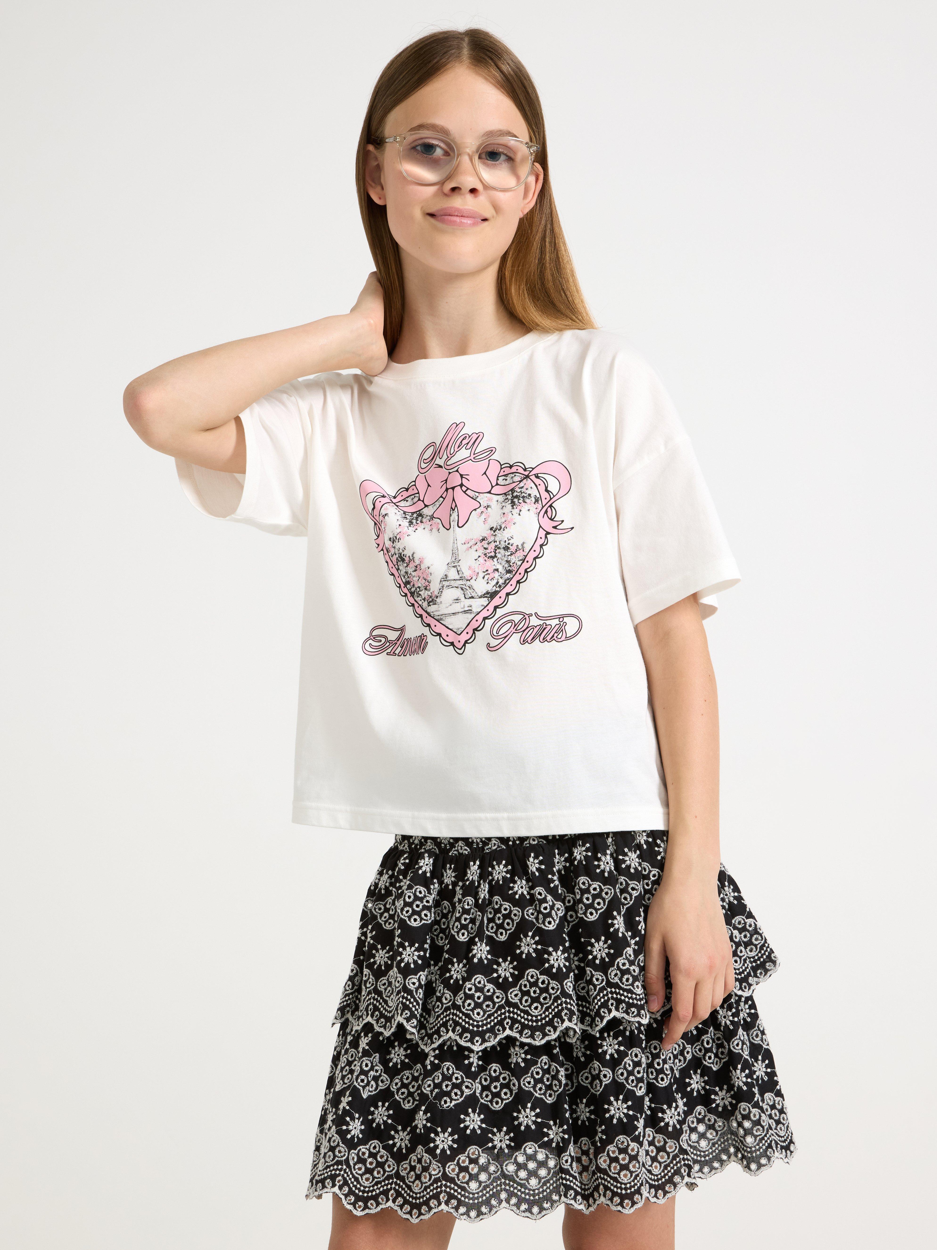 T-paita - Lapset - Valkoinen