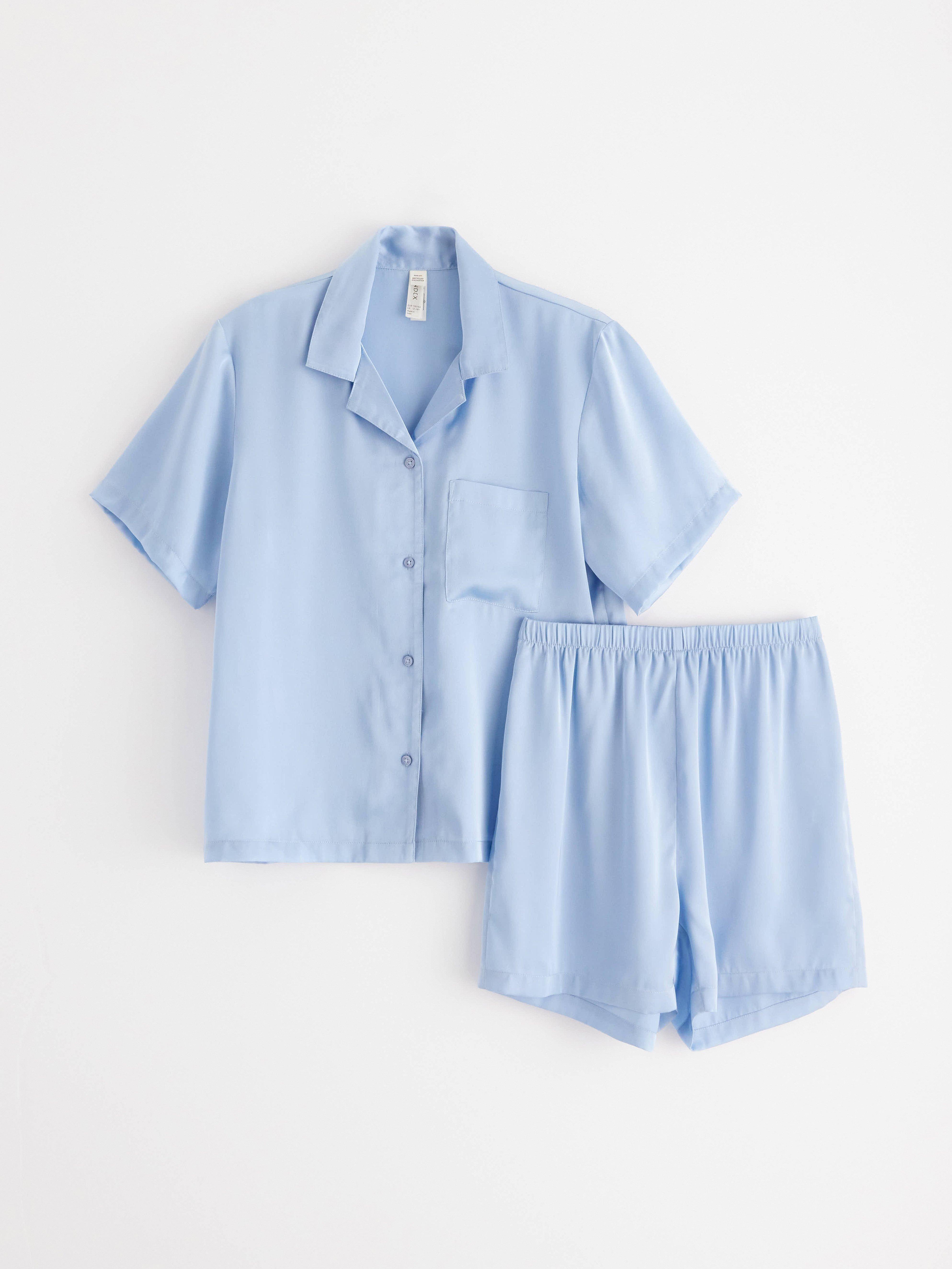 Pyjamasetti - Lapset - Sininen