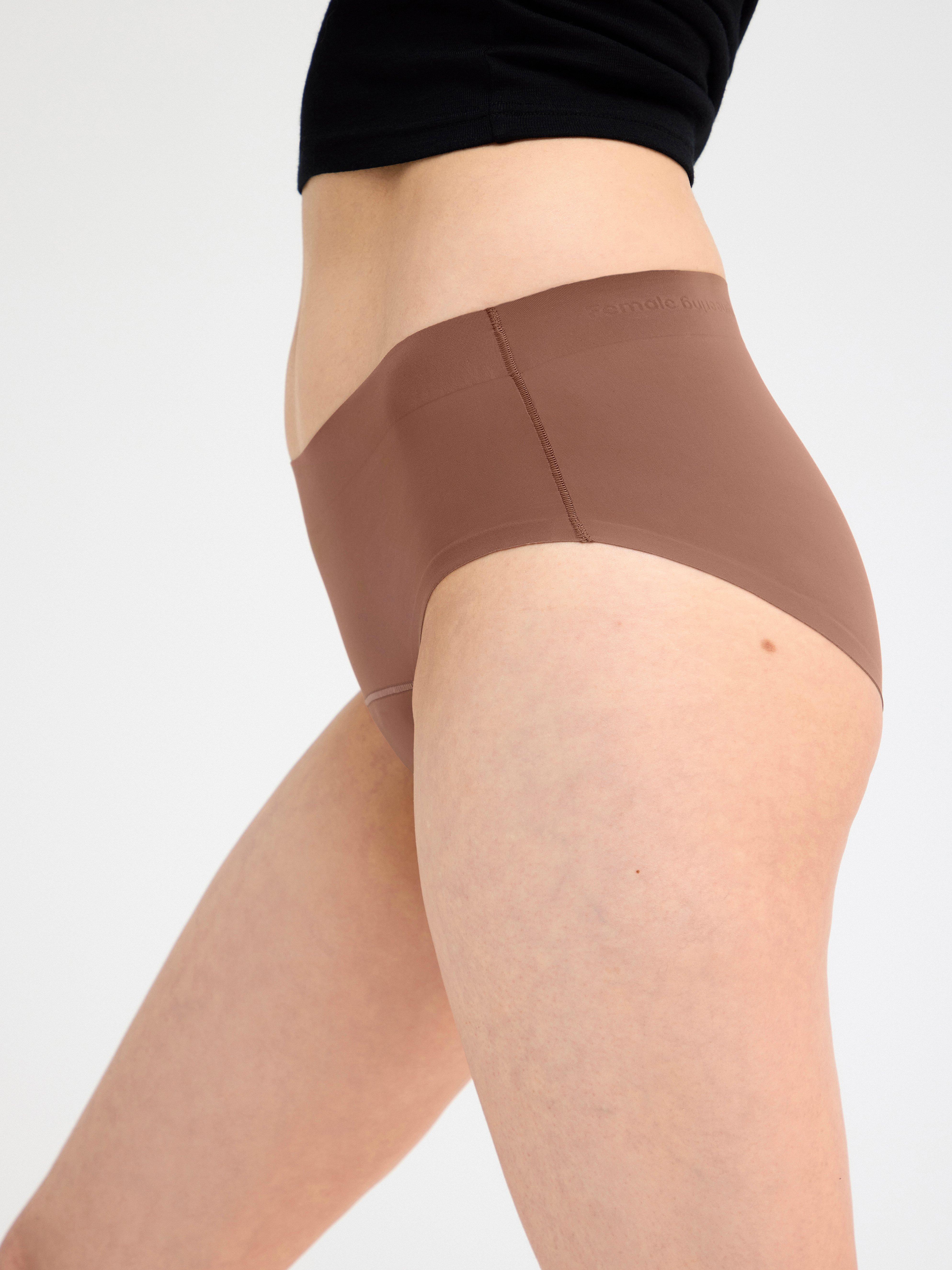 Period Proof Underwear - Female Engineering - Brown