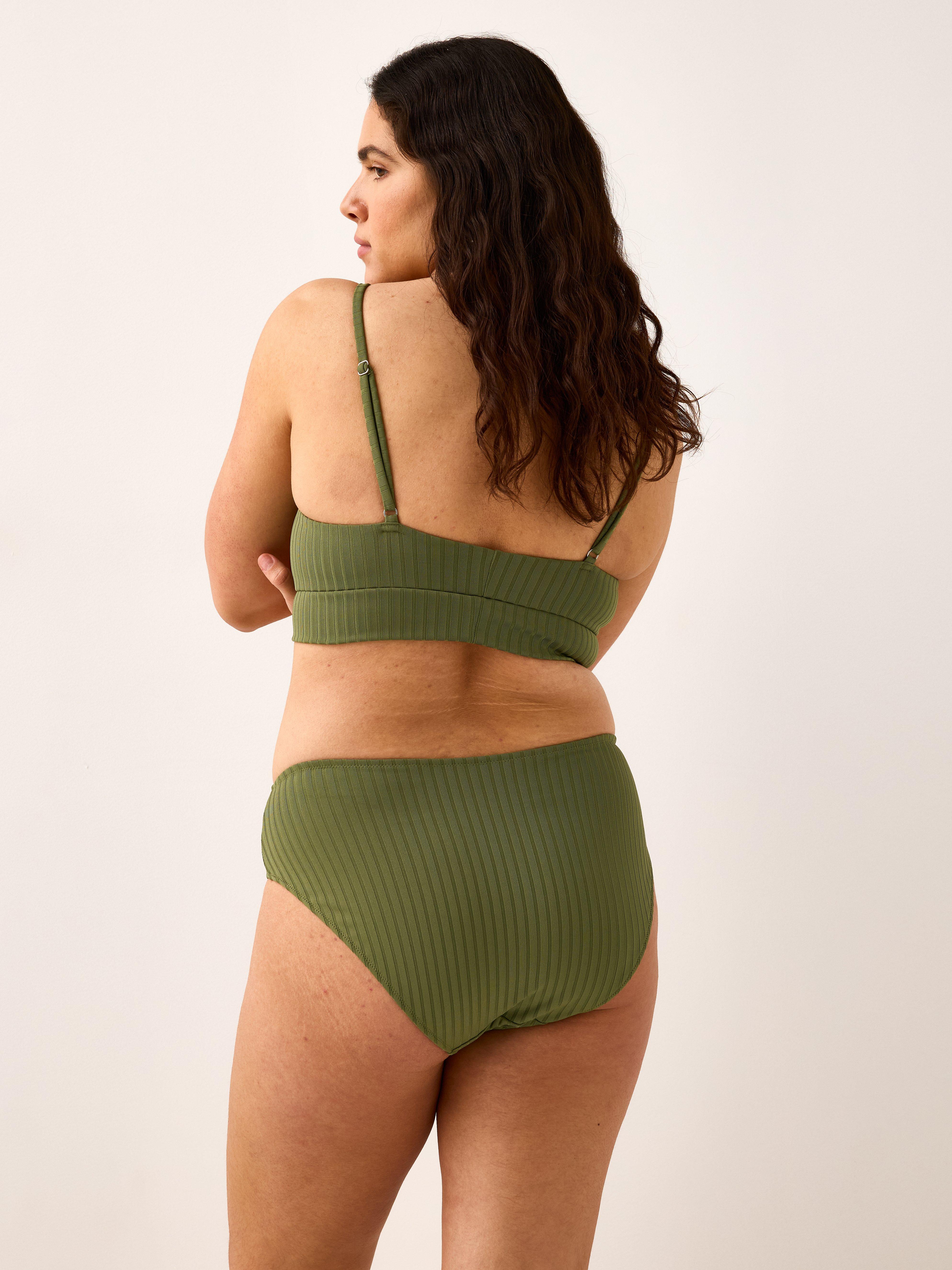 Bikinitrosa Hög - Underkläder - Grön