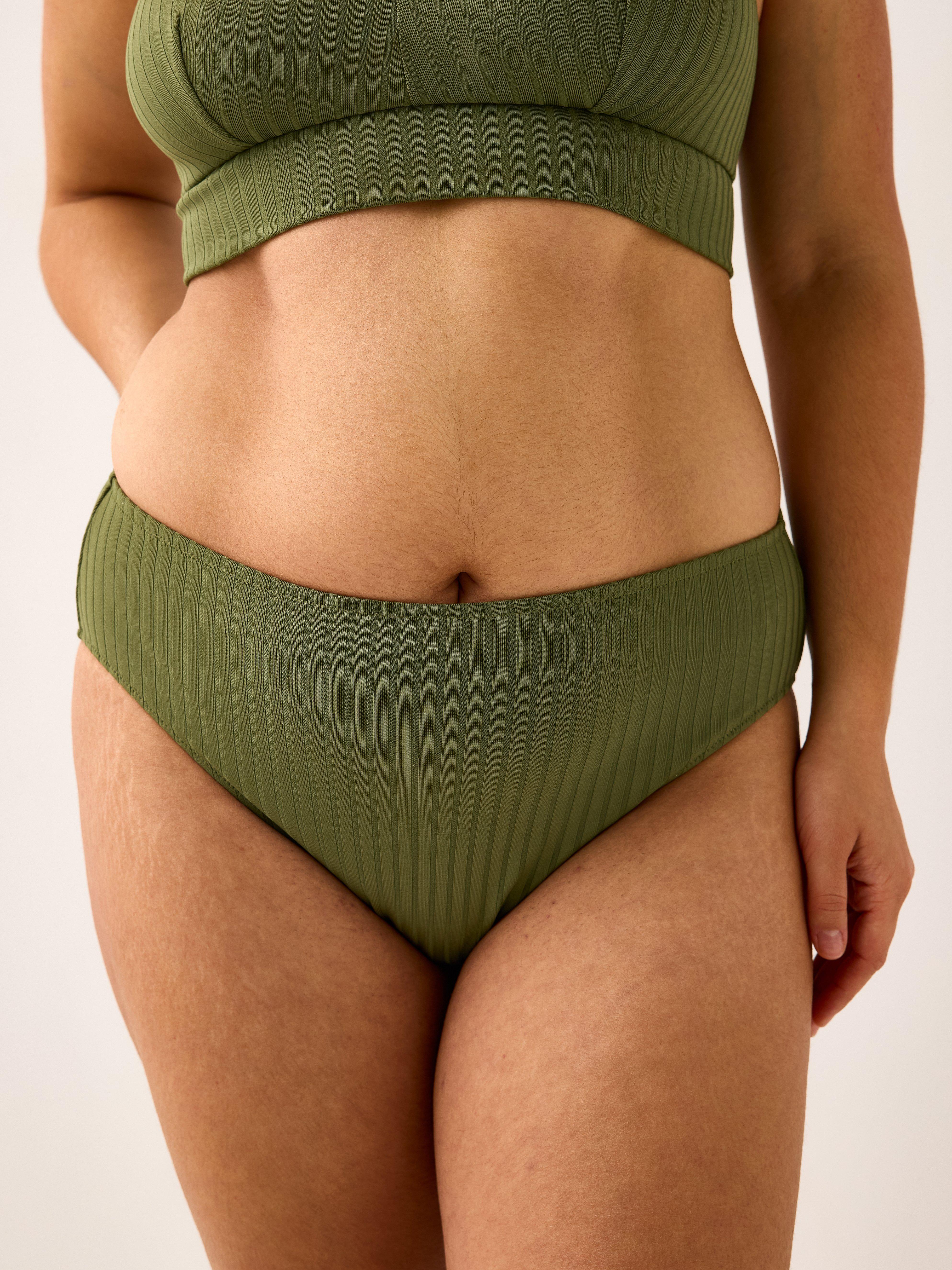 Bikinitrosa Hög - Underkläder - Grön