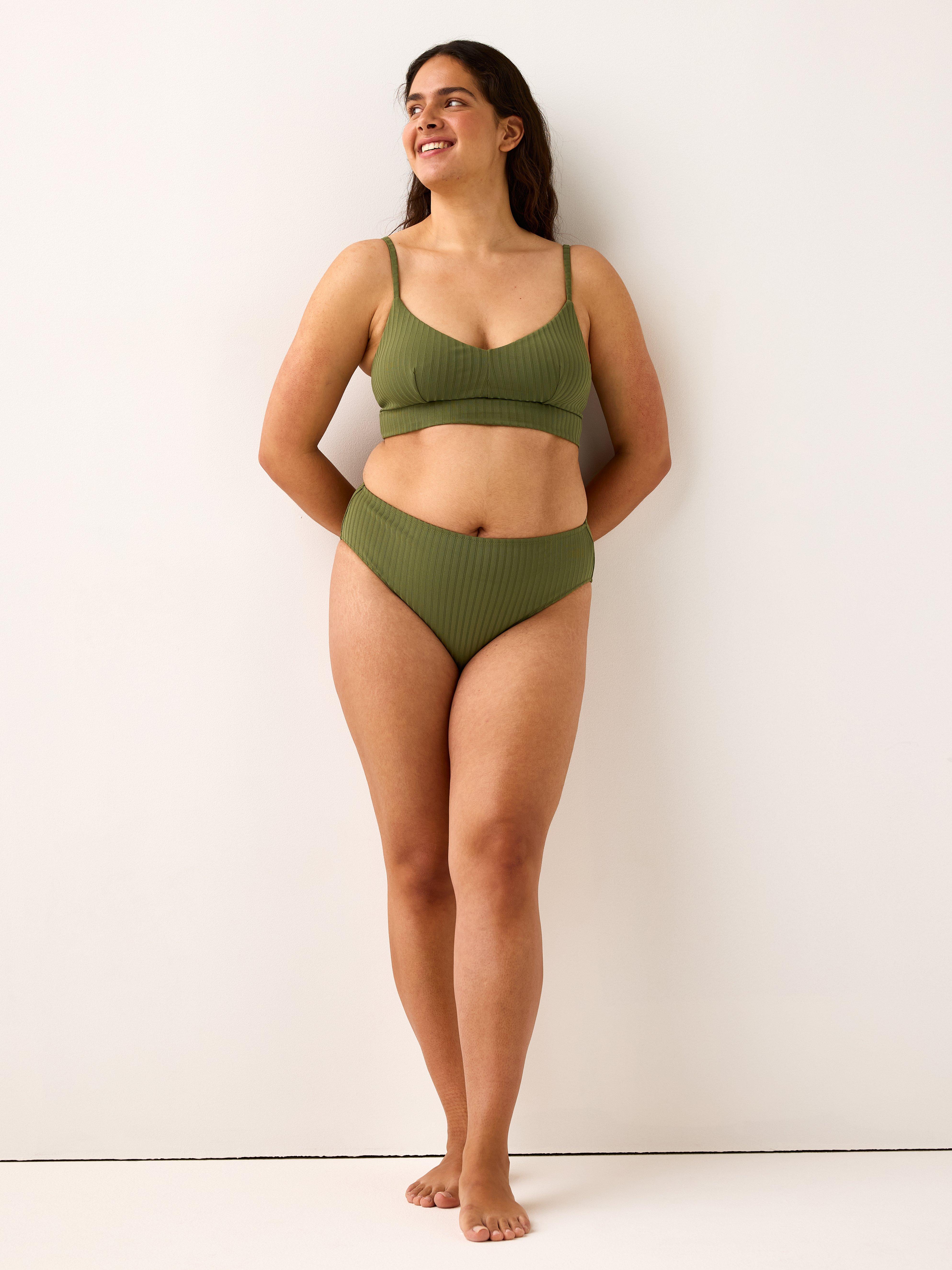 Bikinitrosa Hög - Underkläder - Grön