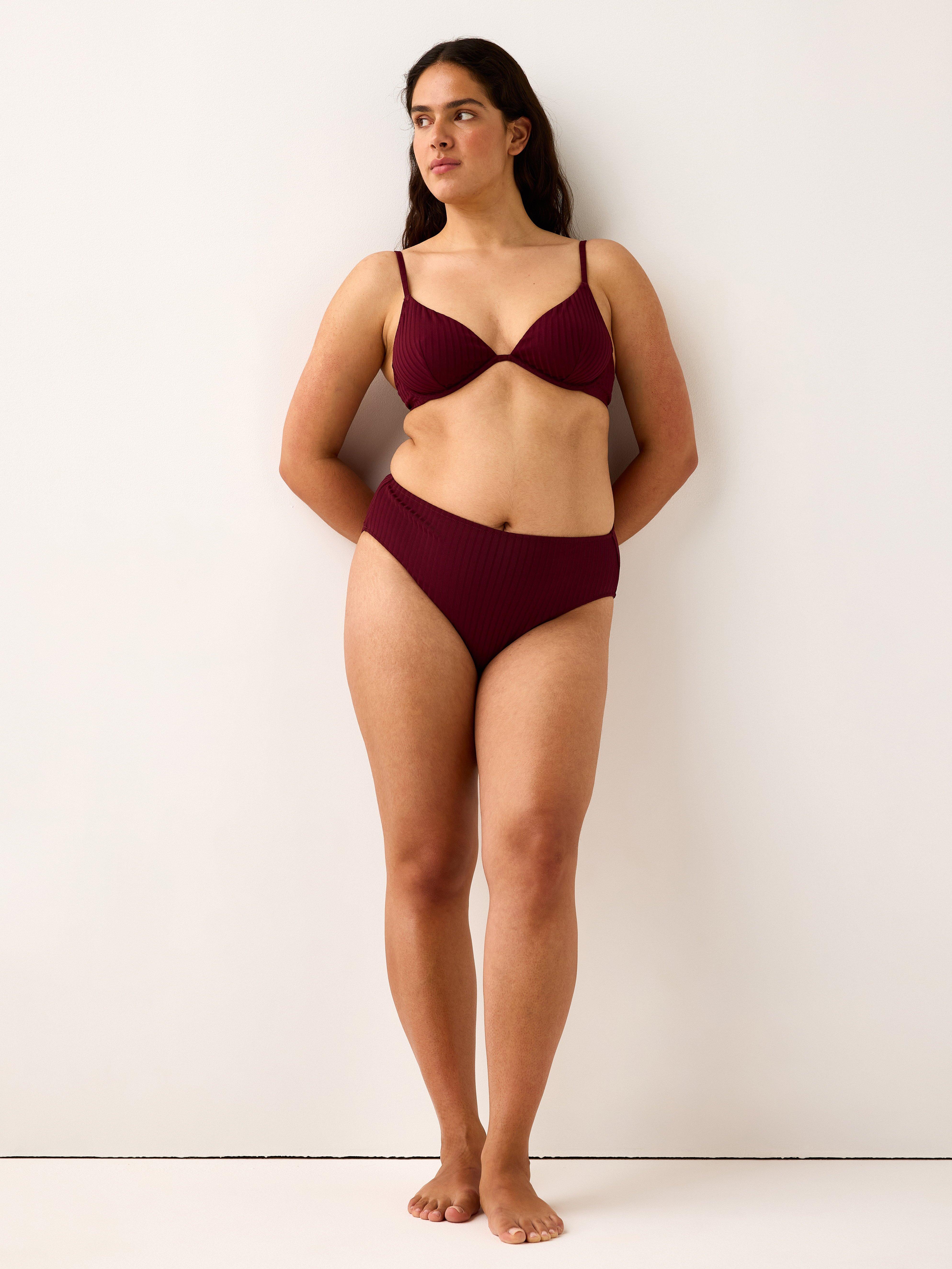Bikinitrosa Hög - Underkläder - Röd
