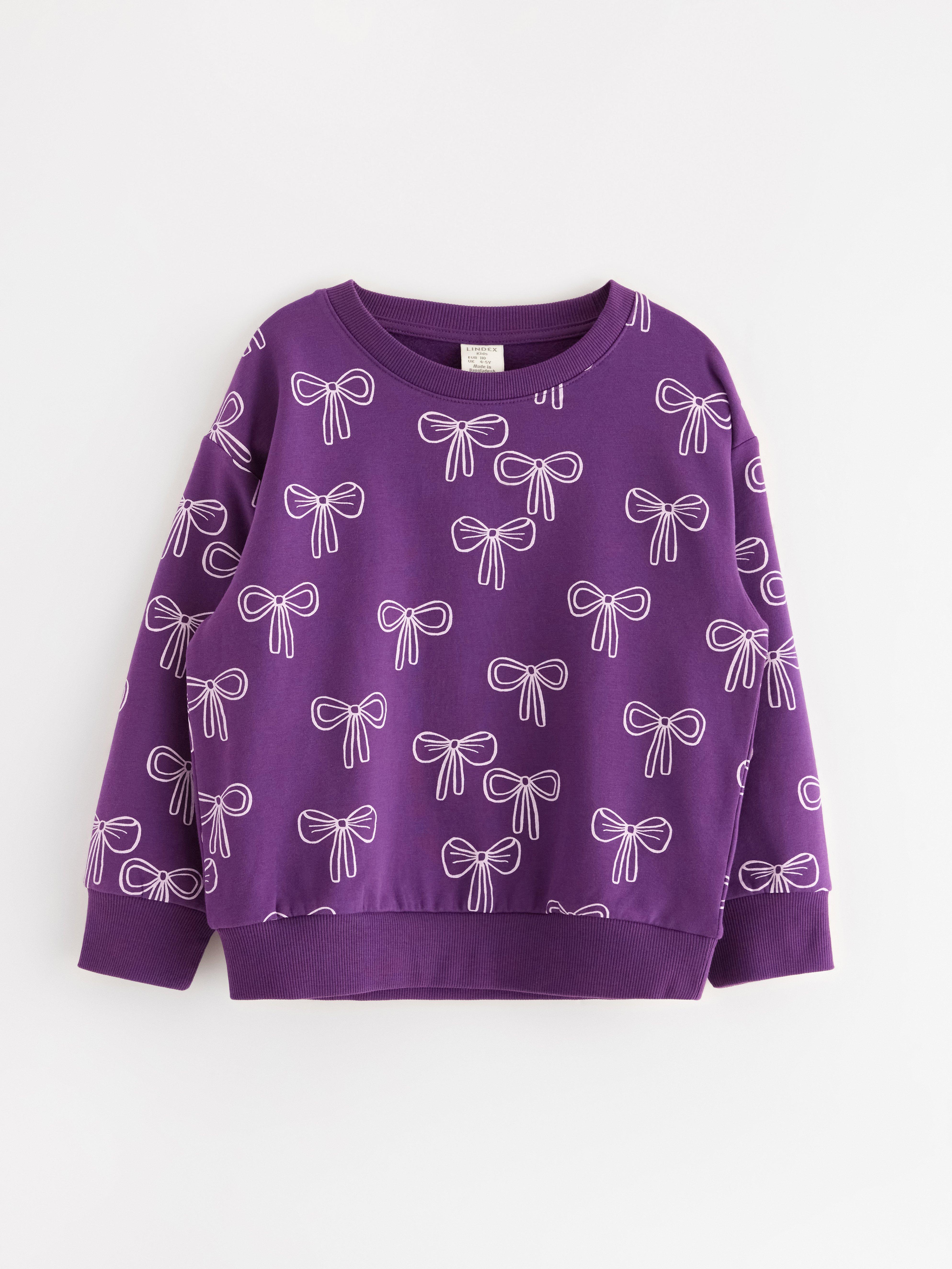 Sweater - Børn - Lilla