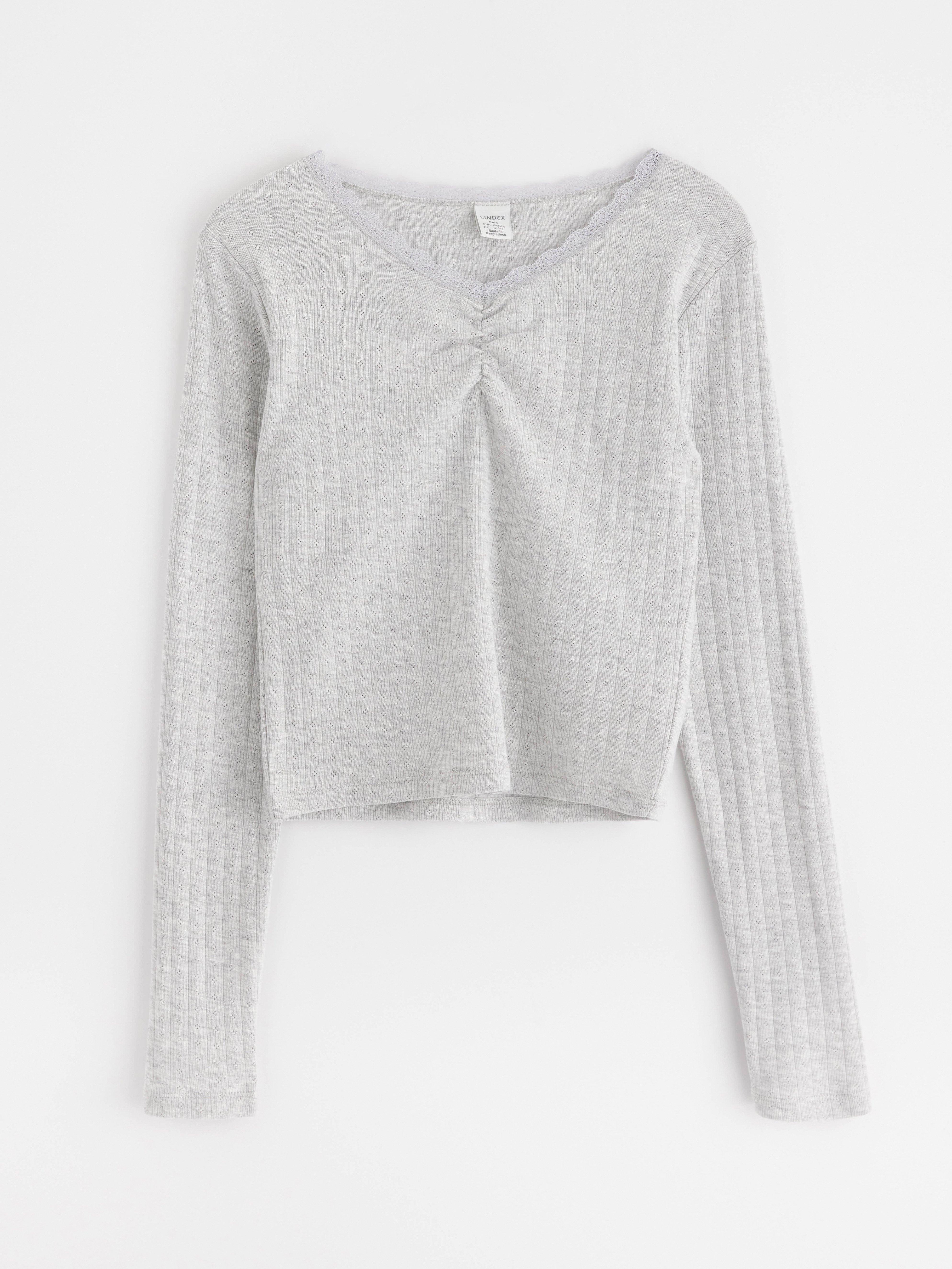 Top - Kids Wear - Grey