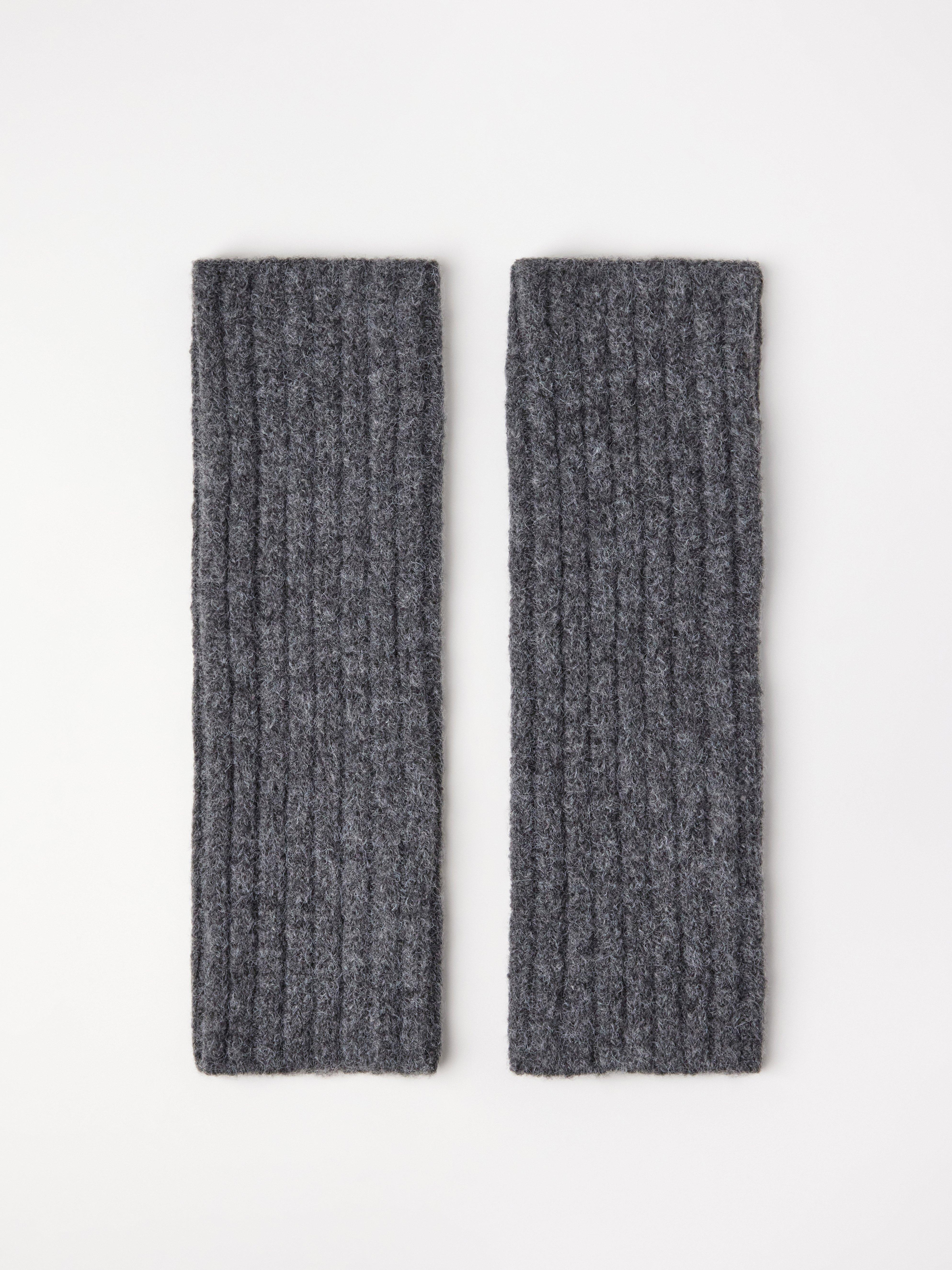 Fingerless Gloves - Womens Wear - Grey