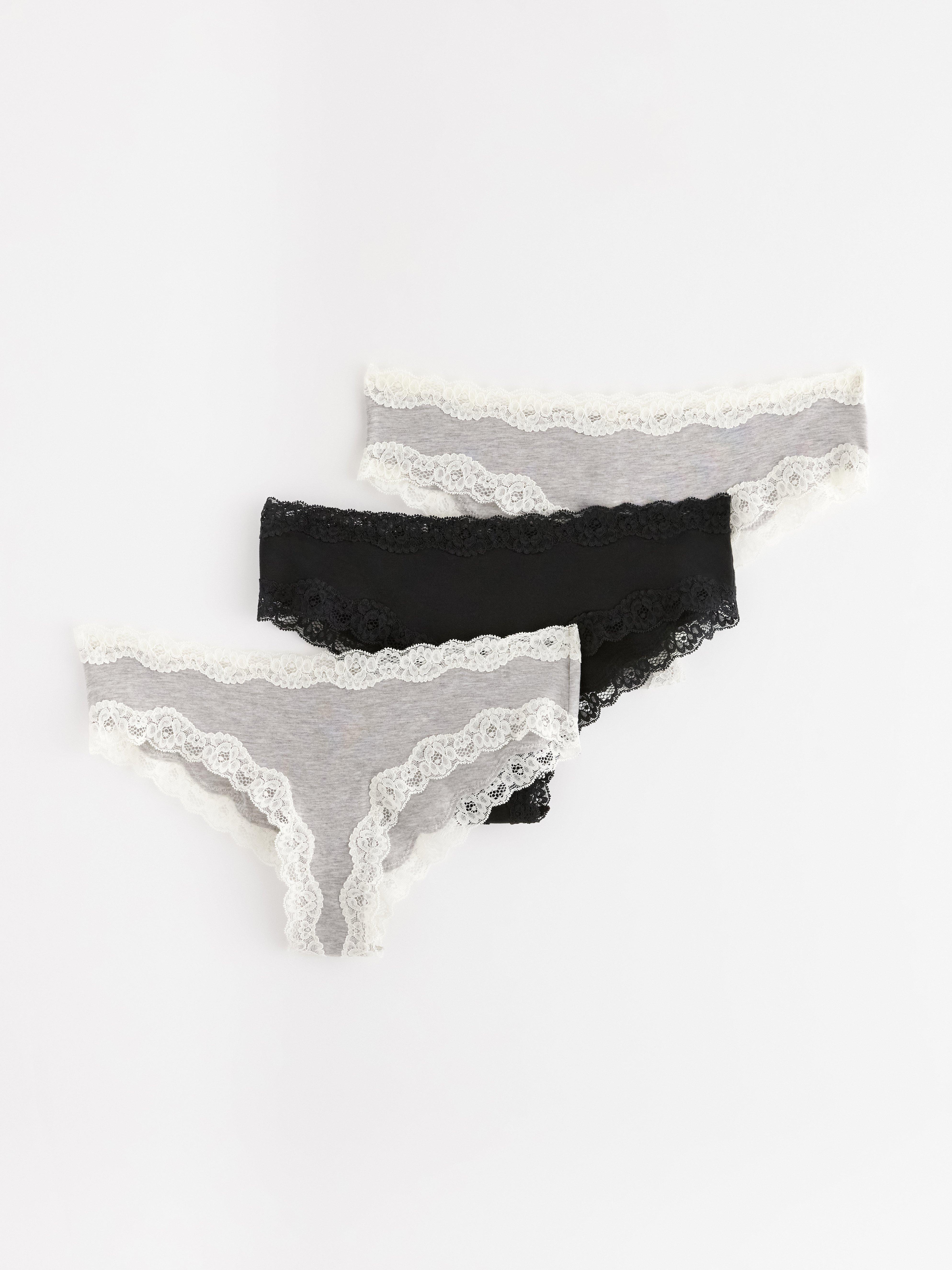 Brazilian Low - Lingerie - Grey