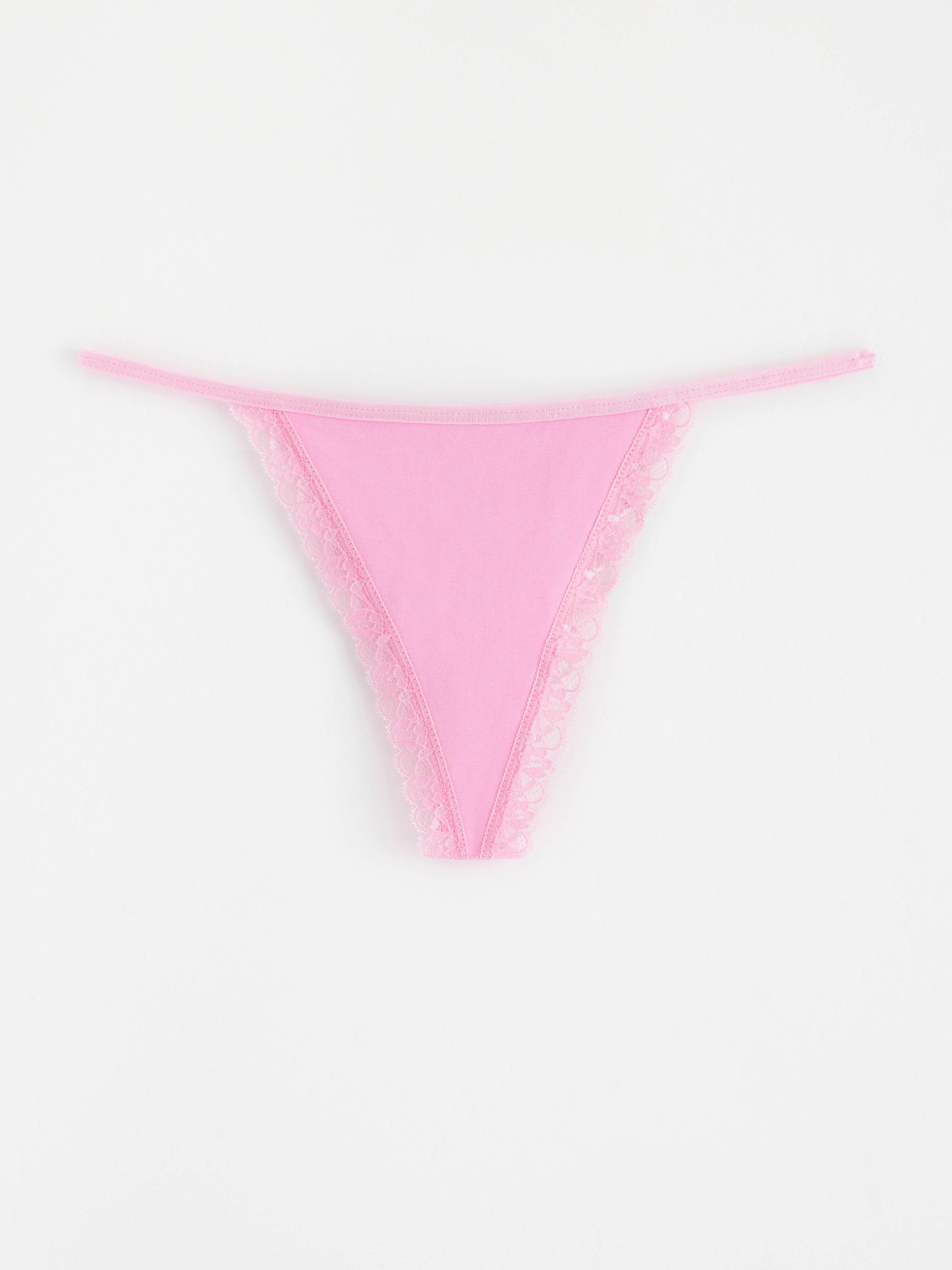 Thong Low - Lingerie - Pink