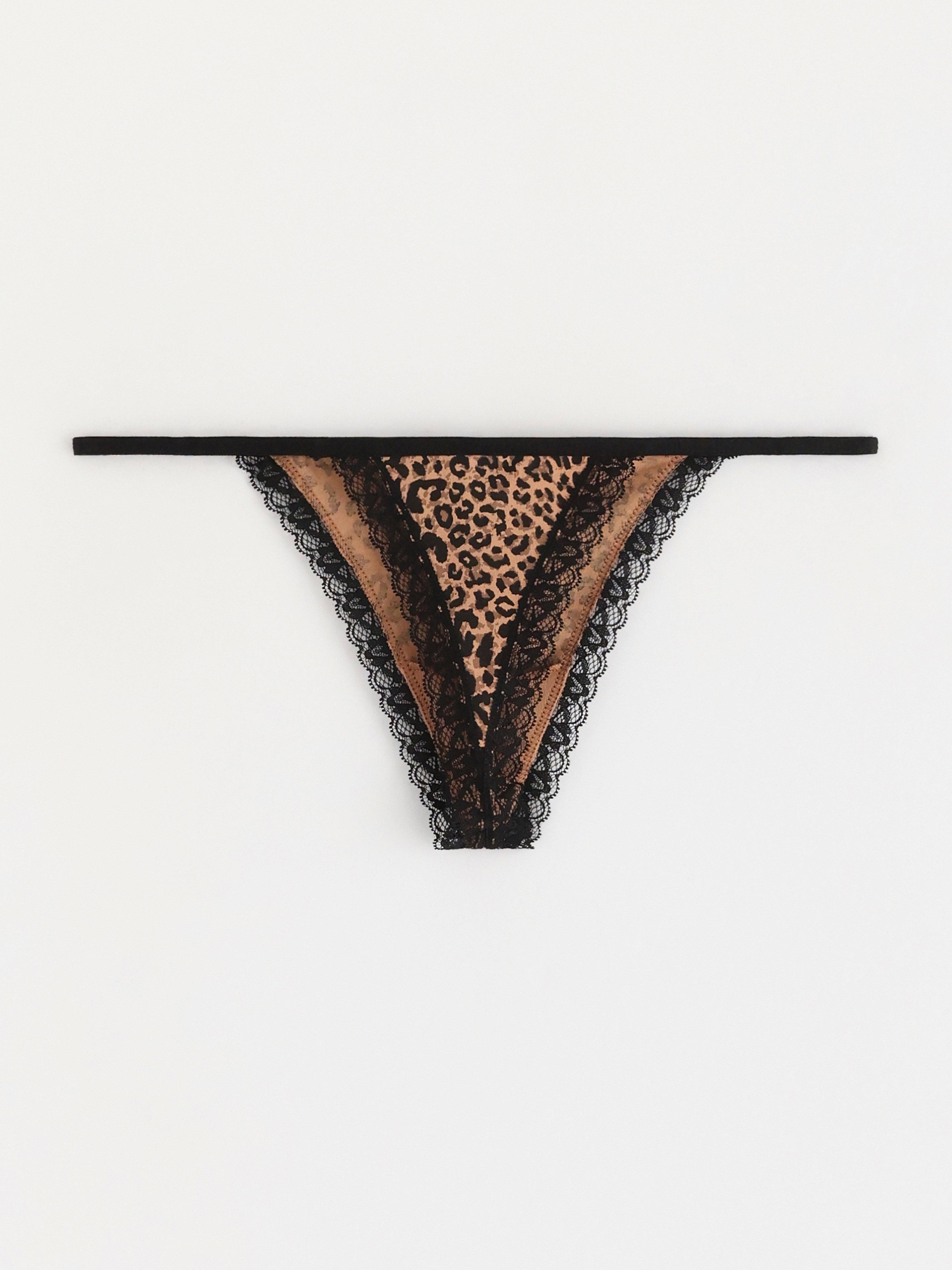 Thong Low - Lingerie - Beige