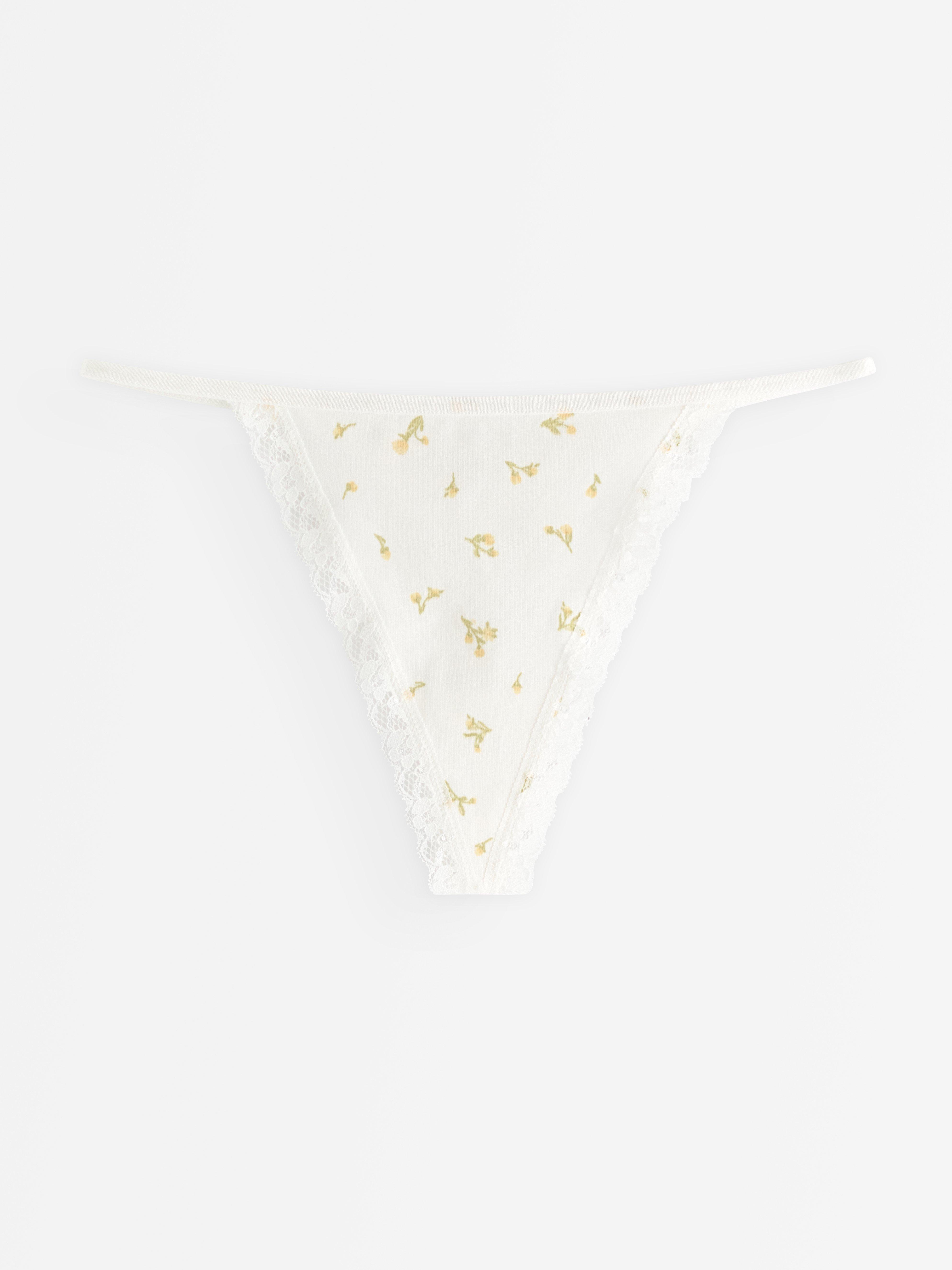 Thong Low - Lingerie - Yellow